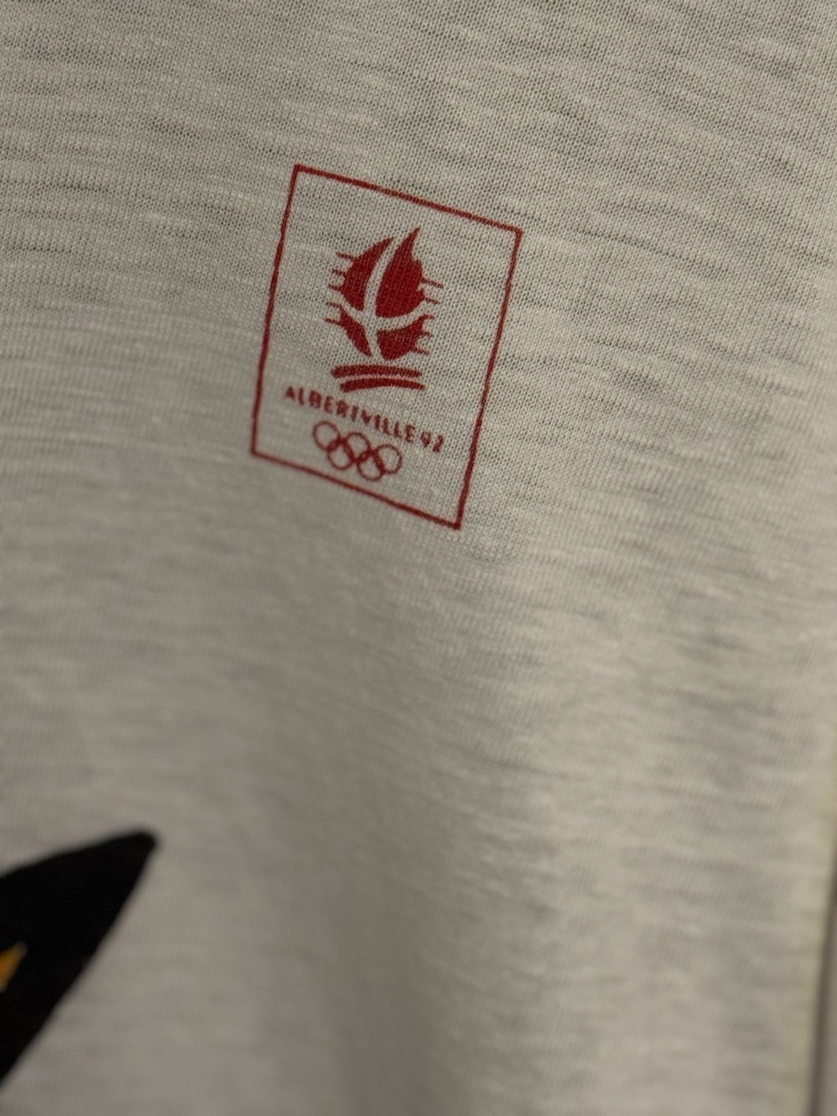 USA Olympics Vintage Albertville 1992 Winter Olympics Shirt Size US L / EU 52-54 / 3 - 3 Thumbnail