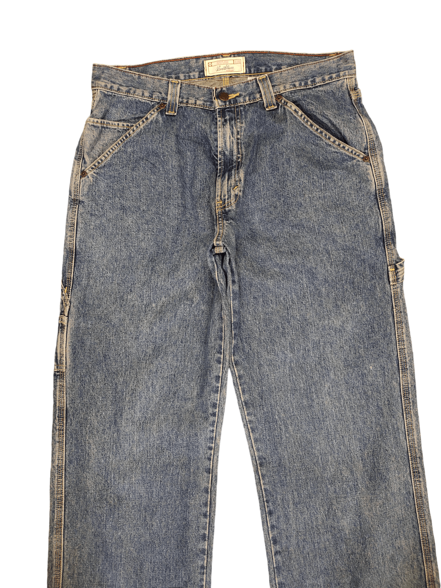 Levi's Vintage Clothing Vintage Y2k Levis Signature Carpenter Baggy Denim Pants Size US 33 - 11 Thumbnail