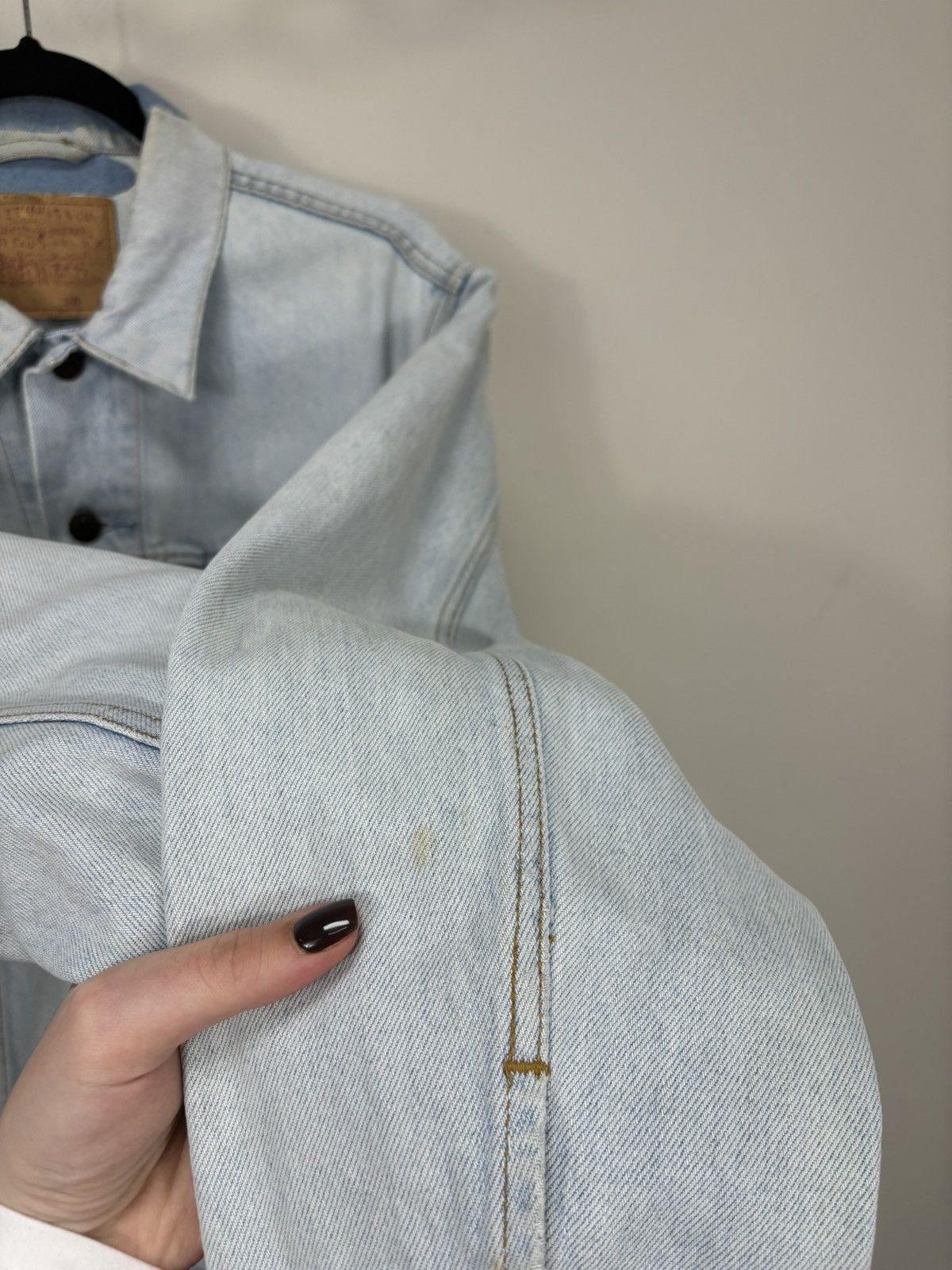 Levi's Vintage 90s Levi’s USA Faded Washed Rare Hype Denim Jacket Size US M / EU 48-50 / 2 - 12 Thumbnail