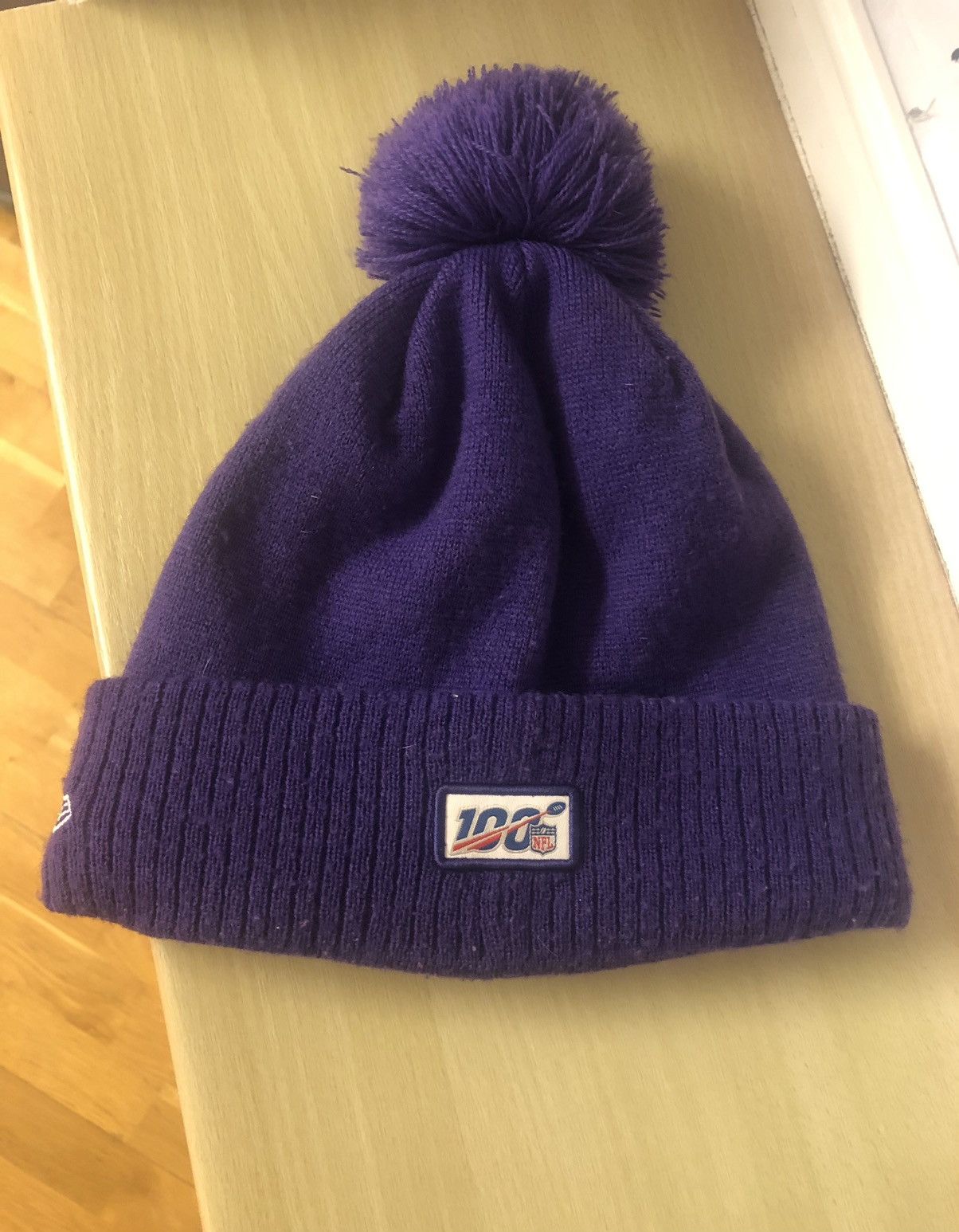 New Era × Vintage NEW ERA MINNESOTA VIKINGS VINTAGE NFL BEANIE HAT Size ONE SIZE - 2 Thumbnail