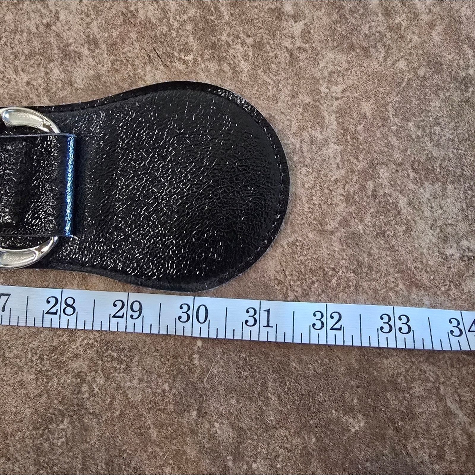 Other Black O Ring Detailed 31 Elastic Belt Size ONE SIZE - 3 Thumbnail