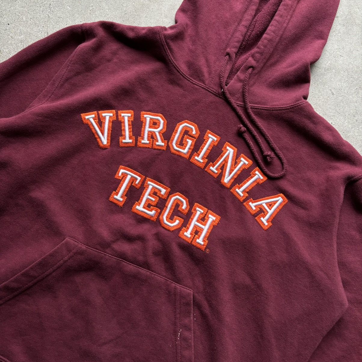 Other vintage Y2K VIRGINIA TECH UNIVERSITY College Spellout hoodie Size US M / EU 48-50 / 2 - 9 Thumbnail