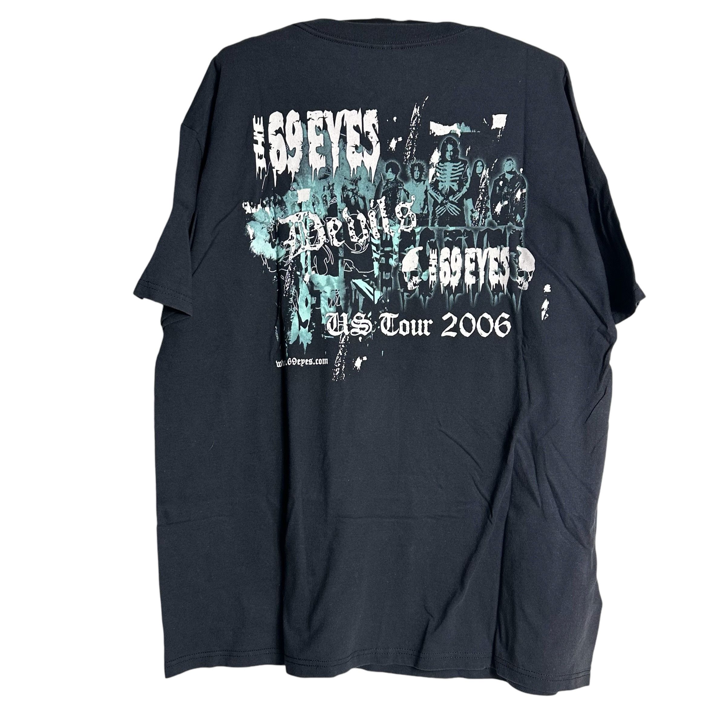 Band Tees 🔥RARE🔥Vintage The 69 Eyes 'Devils' Tour 2006 OVP T-shirt Size US XL / EU 56 / 4 - 3 Thumbnail