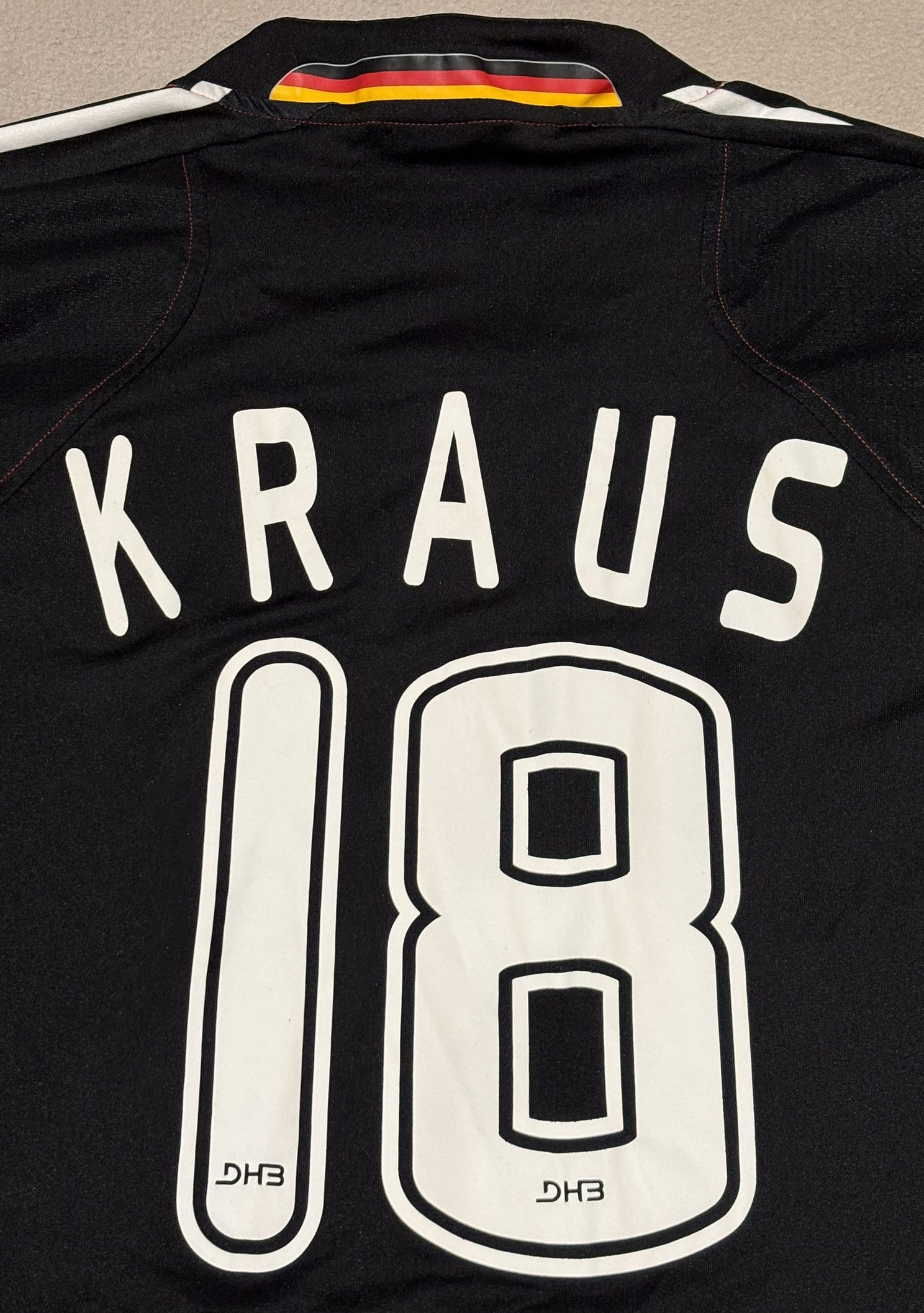 Adidas Germany 2009/2010 Kraus #18 Adidas Player Issue Jersey Size US L / EU 52-54 / 3 - 16 Thumbnail