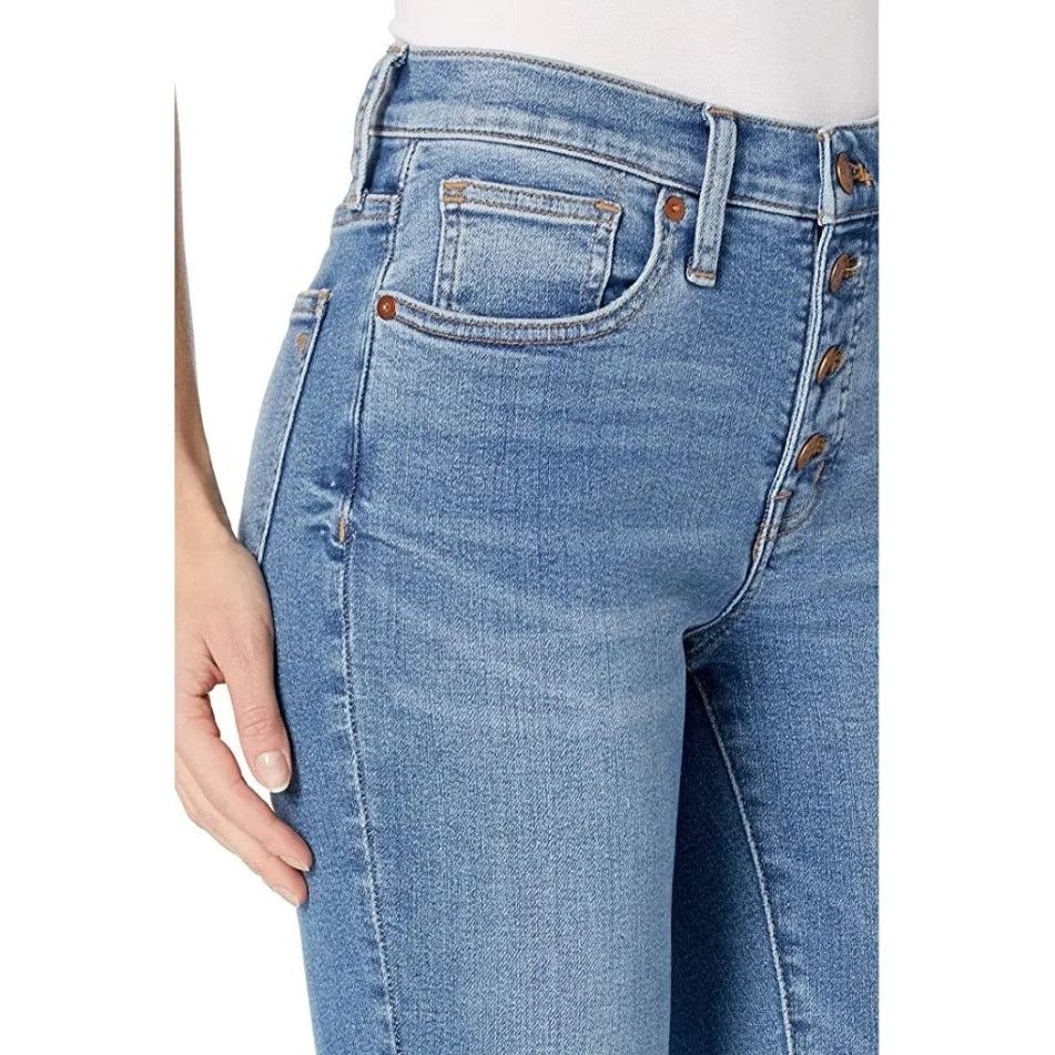 Madewell Madewell 9" Midrise Skinny Crop Light Wash Jeans 27 Size 27" / US 4 / IT 40 - 12 Thumbnail