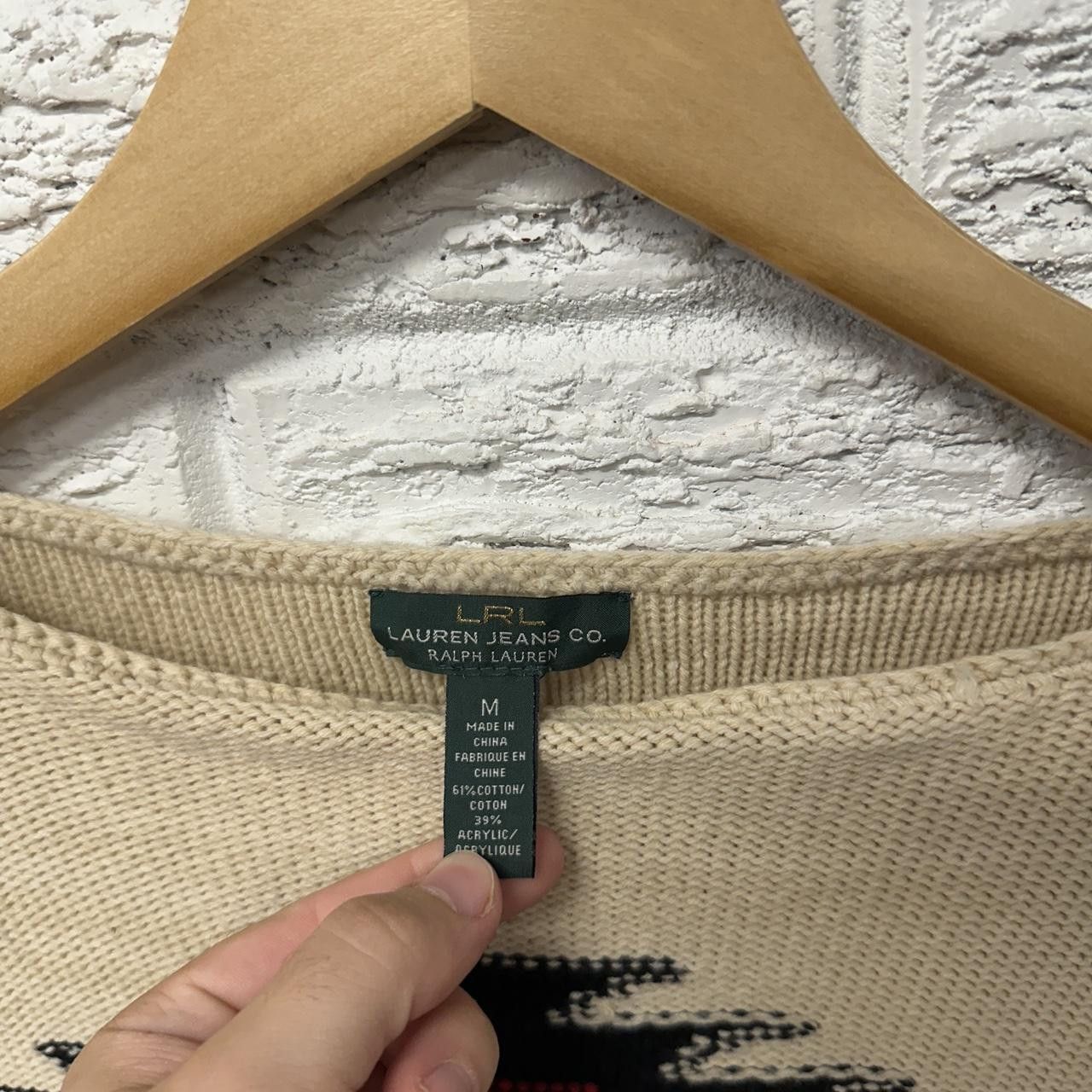Polo Ralph Lauren Vintage Aztec Polo Lauren Ralph Lauren Sweater Medium Size M / US 6-8 / IT 42-44 - 4 Thumbnail