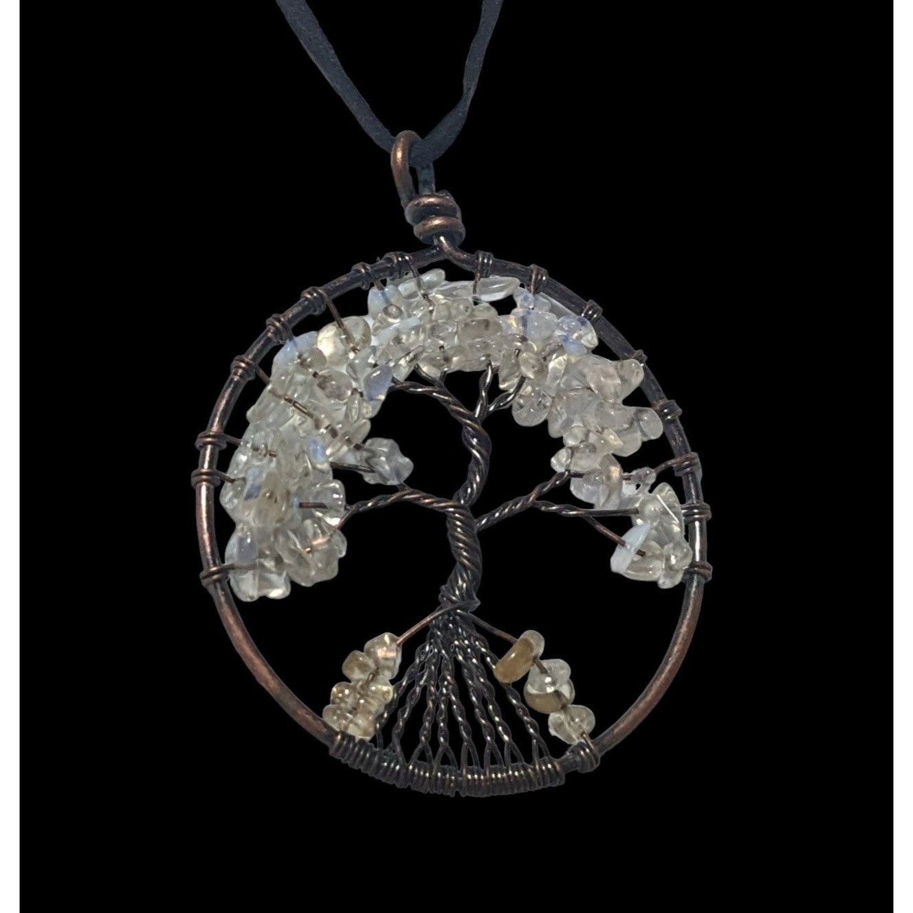 Other Moonstone Chip Tree Of Life Pendant Necklace Size ONE SIZE - 3 Thumbnail