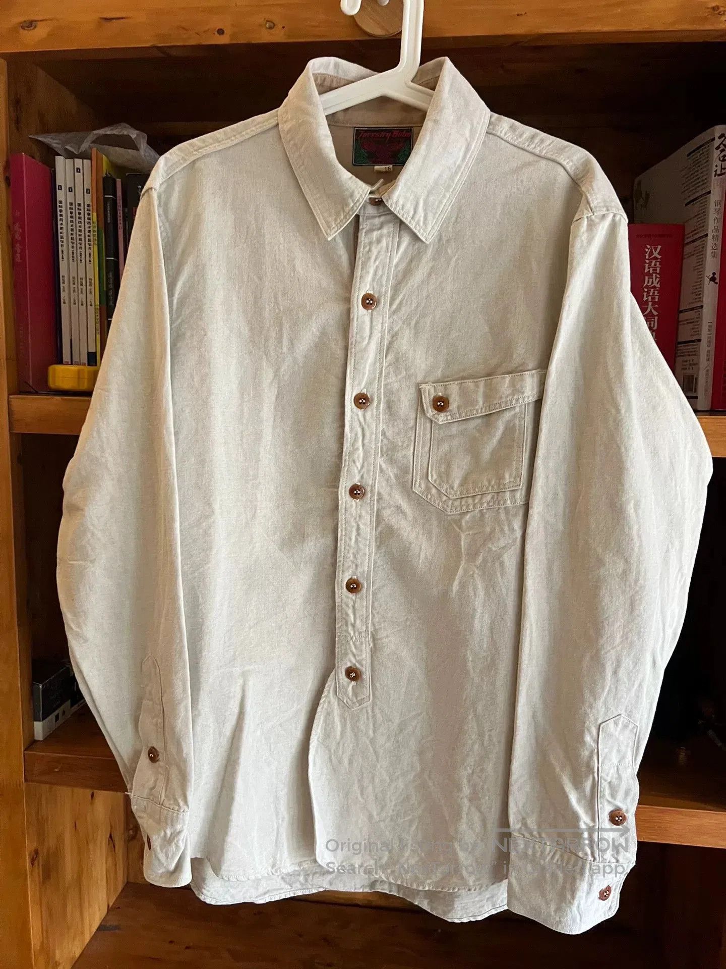 Freewheelers Freewheelers Work Shirt in Gray-White Color. Size US M / EU 48-50 / 2 - 3 Thumbnail