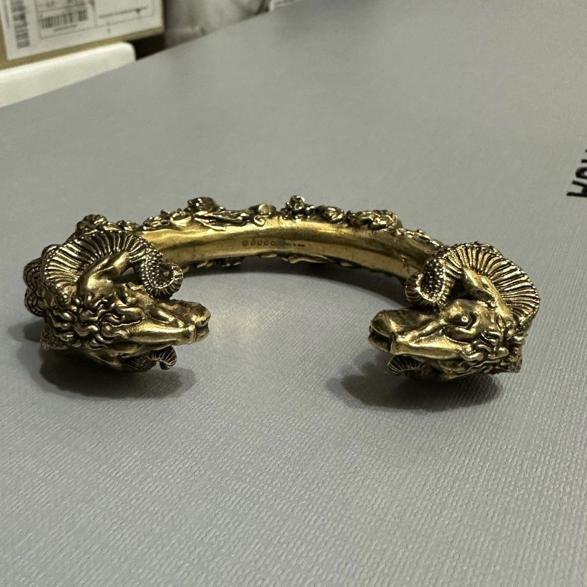 Gucci Gucci Bangle Metal Enamel Aries Bracelet Gold Multicolor Size ONE SIZE - 6 Thumbnail