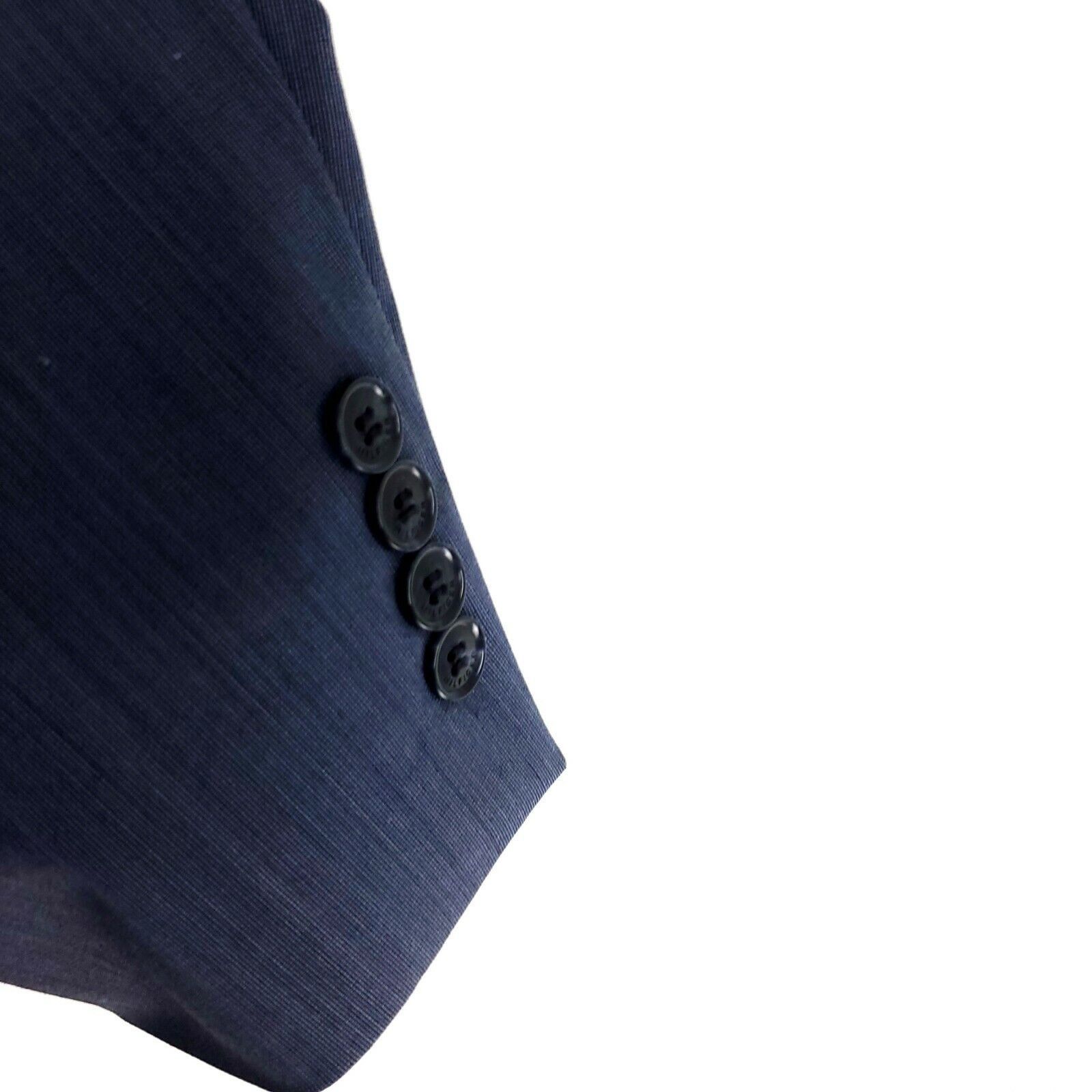 Tommy Hilfiger Tommy Hilfiger Wool 2 Button Blazer 42R Blue Striped Extra P Size 42R - 4 Thumbnail