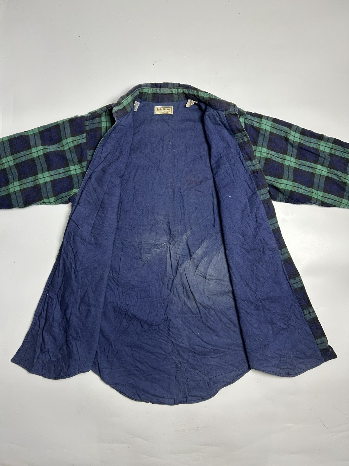 L.L. Bean L.L BEAN CHECKERED FLANEL BUTTON UP COLLAR SHIRT Size US S / EU 44-46 / 1 - 3 Thumbnail