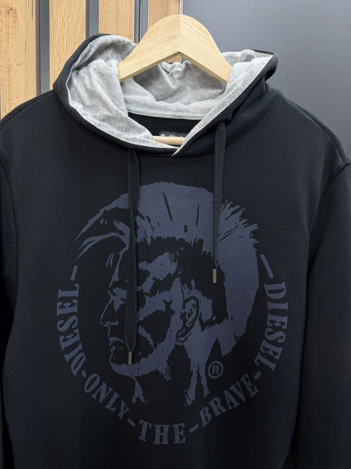 Diesel Diesel Only The Brave Hoodie Black Graphic Size M Pullover Size US M / EU 48-50 / 2 - 2 Thumbnail