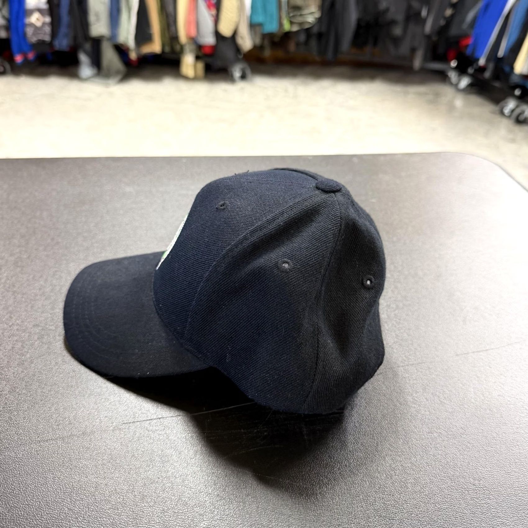 Sports Specialties VINTAGE Boston Celtics Hat Cap Snap Back One Size Black Sports Specialties Mens Adjustable Solid 90s Size ONE SIZE - 2 Thumbnail