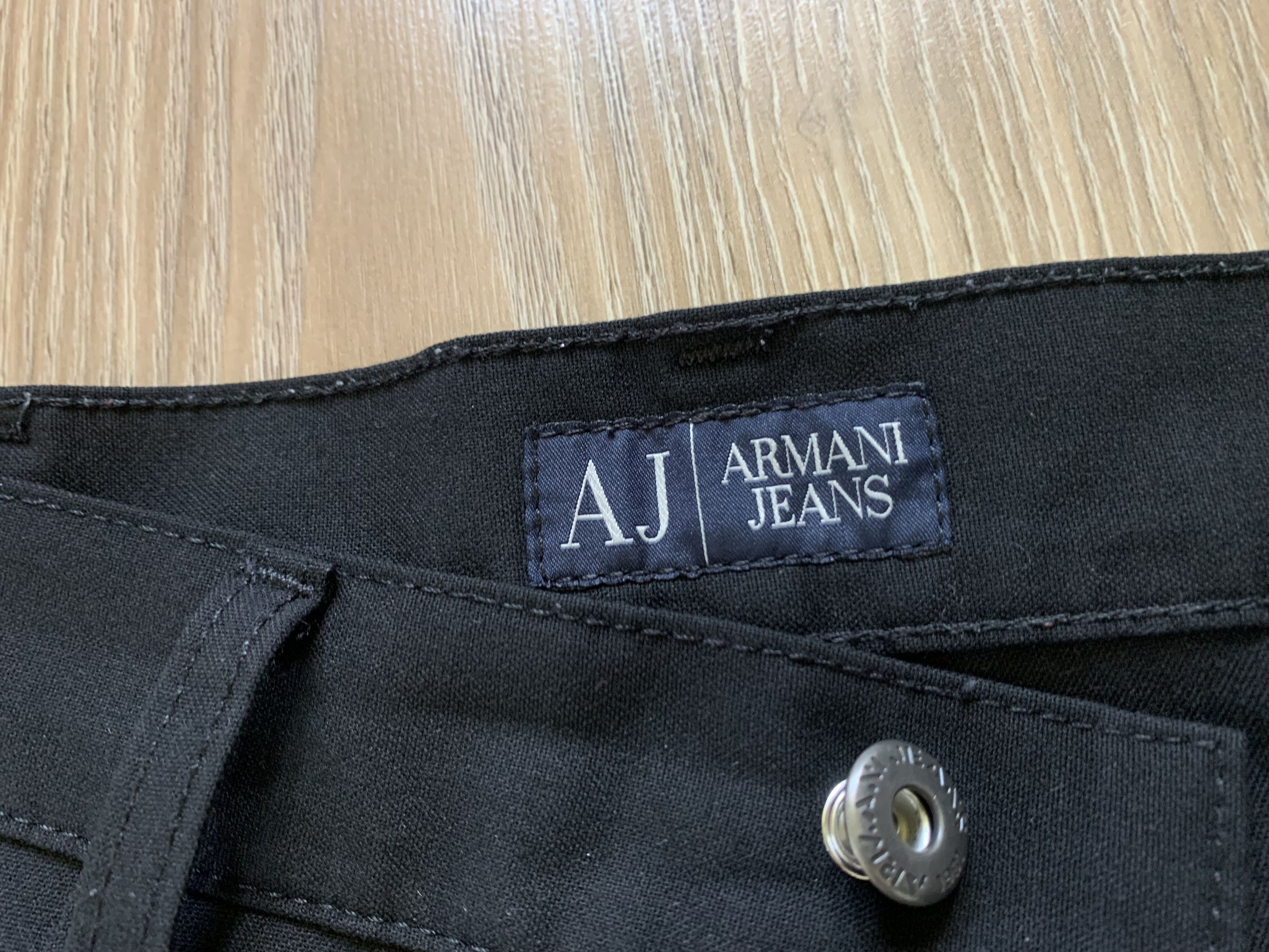 Giorgio Armani Vintage Armani Jeans Comfort Fit Stretch Black Casual Pants Size US 34 / EU 50 - 9 Thumbnail