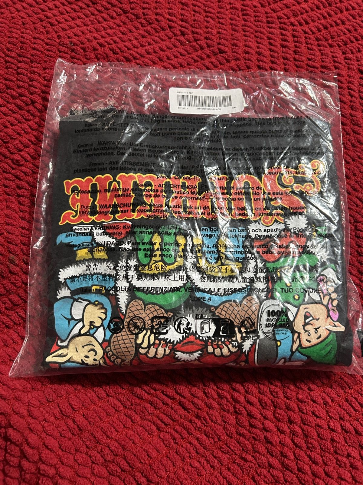 Supreme Supreme sean cliver naughty christmas tee 2XL Size US XXL / EU 58 / 5 - 2 Thumbnail