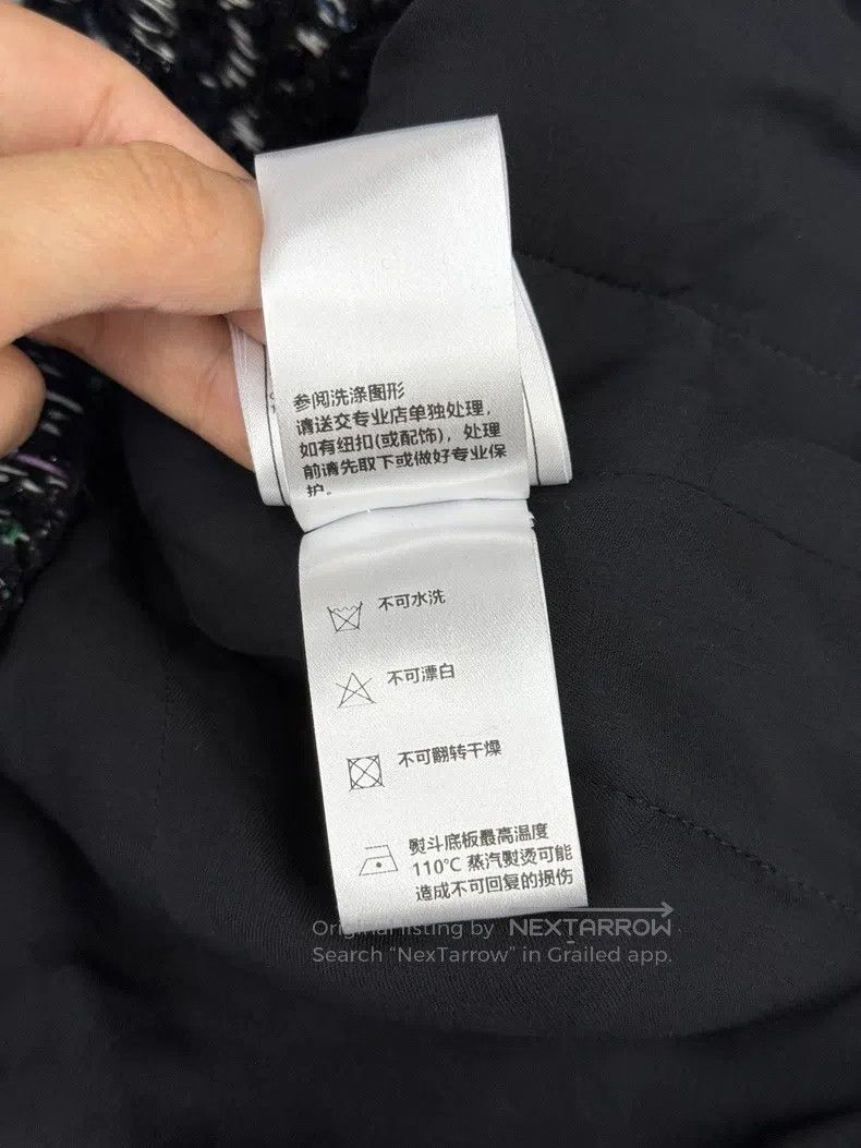 Chanel Chanel Black mixed-colour twill soft tweed short coat Size XS / US 0-2 / IT 36-38 - 7 Thumbnail