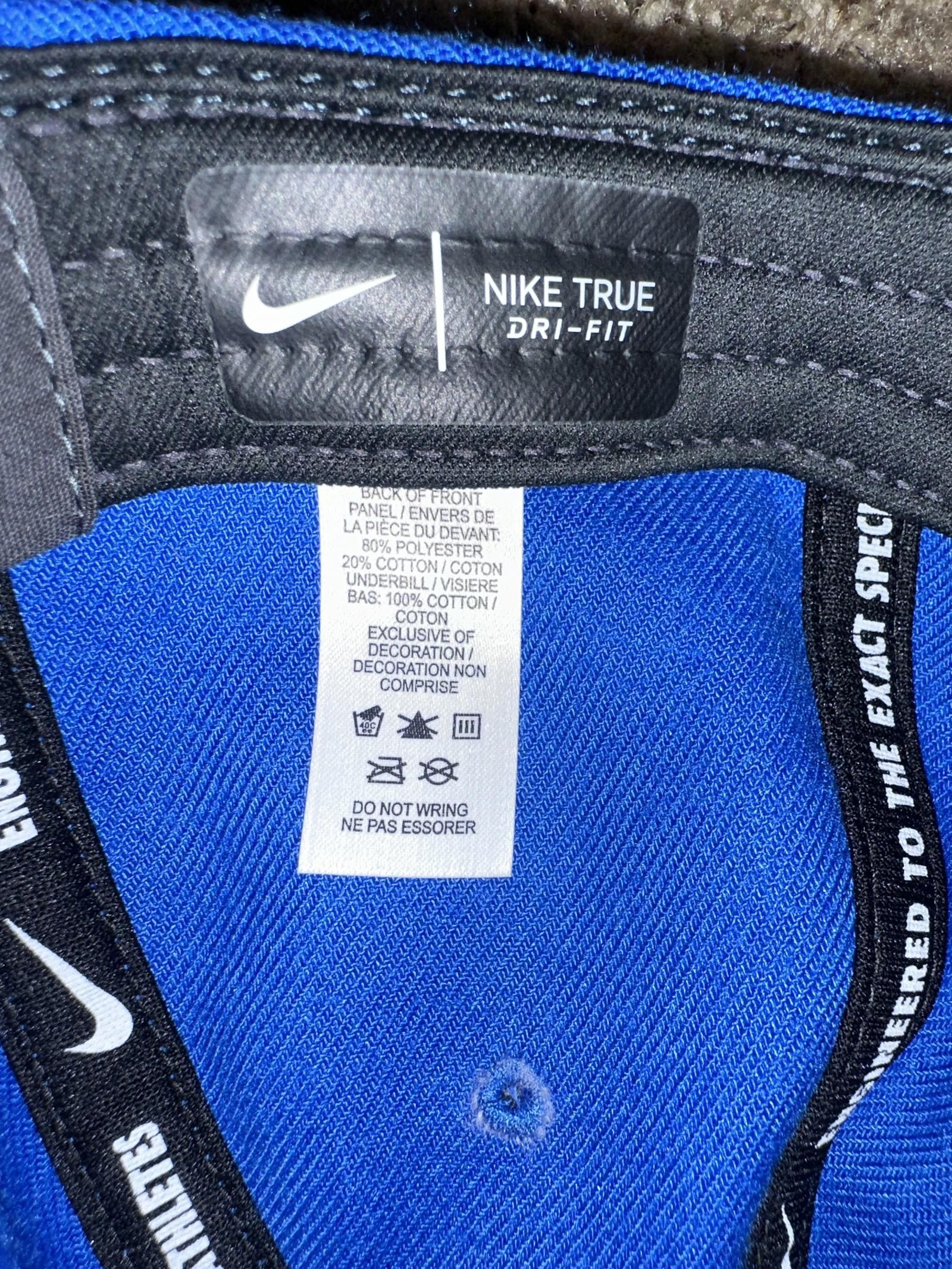 Nike Nike Men’s Perfect Game PG Lettering Blue SnapBack Size ONE SIZE - 8 Thumbnail