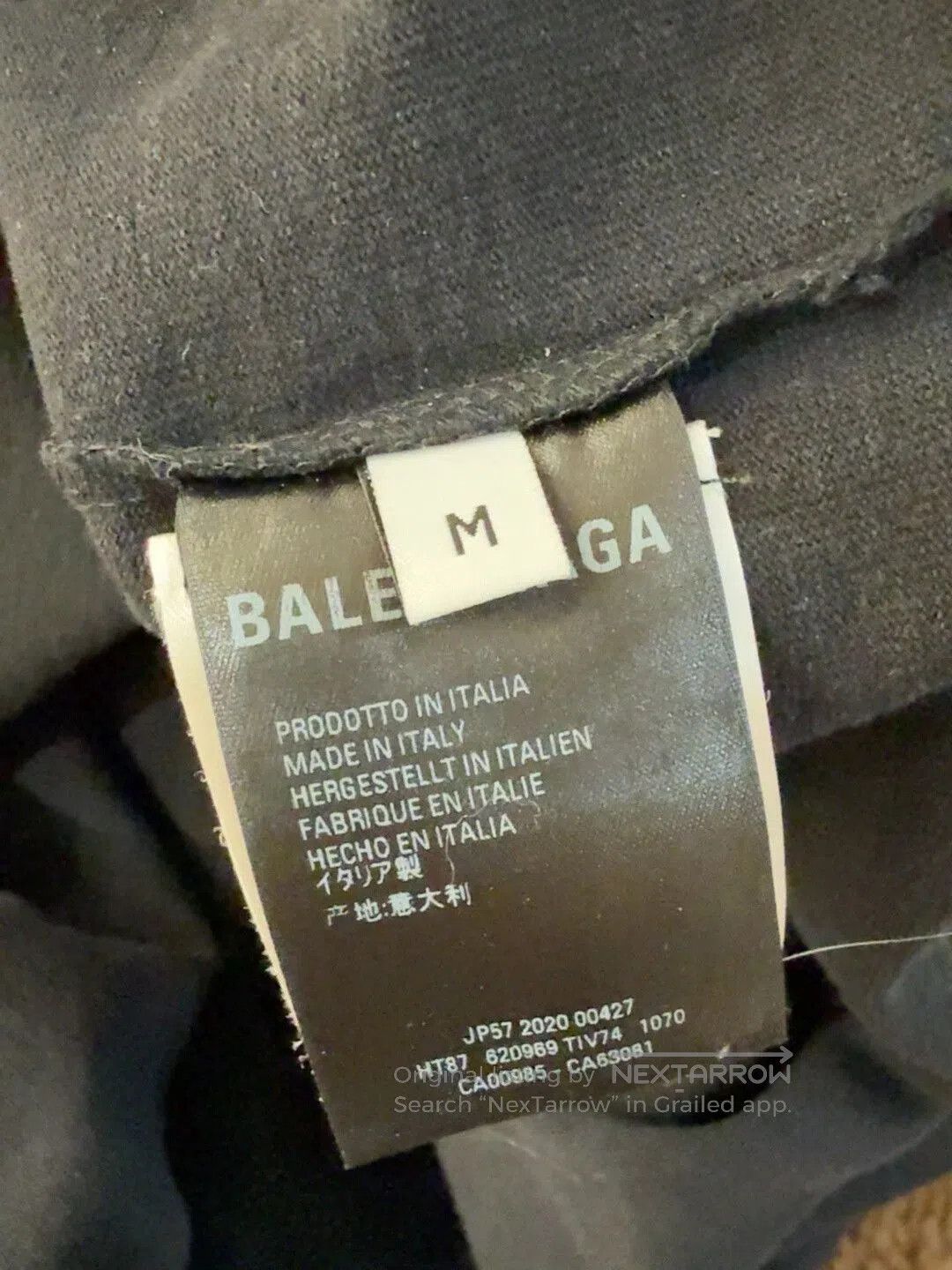 Balenciaga balenciaga crew short sleeve t-shirt. Size US M / EU 48-50 / 2 - 3 Thumbnail