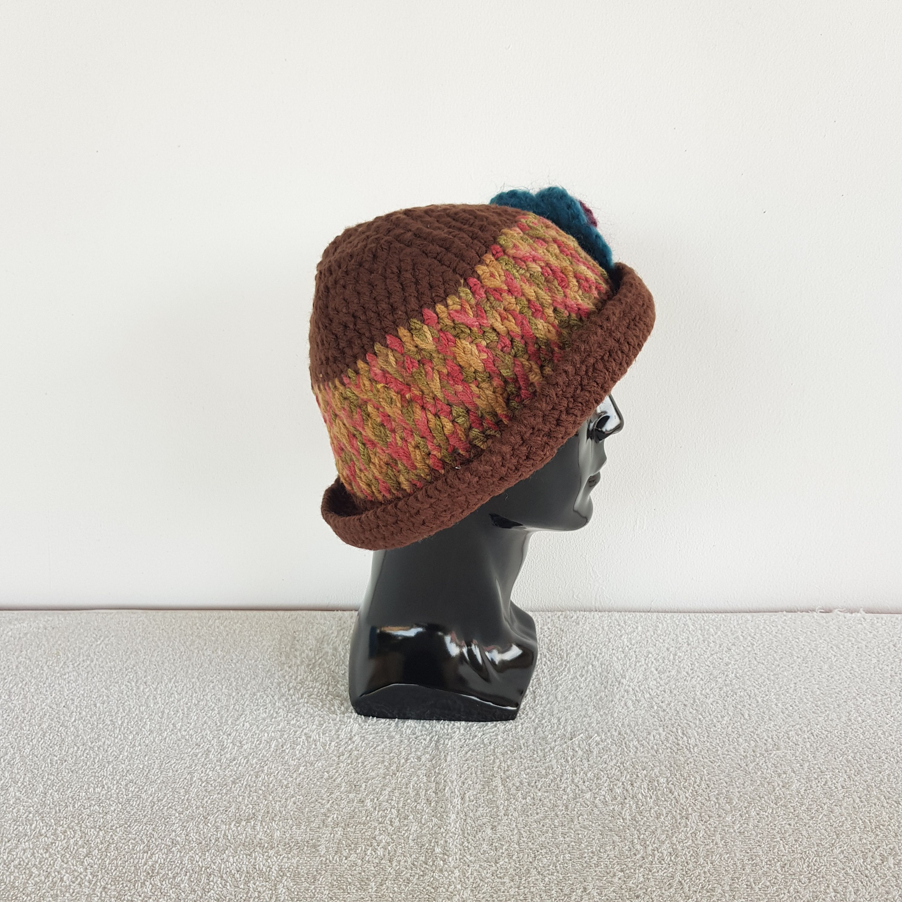 Japanese Brand Vintage Unknown Japanese Brand Beanie Knit Crochet Snow Caps Size ONE SIZE - 3 Thumbnail