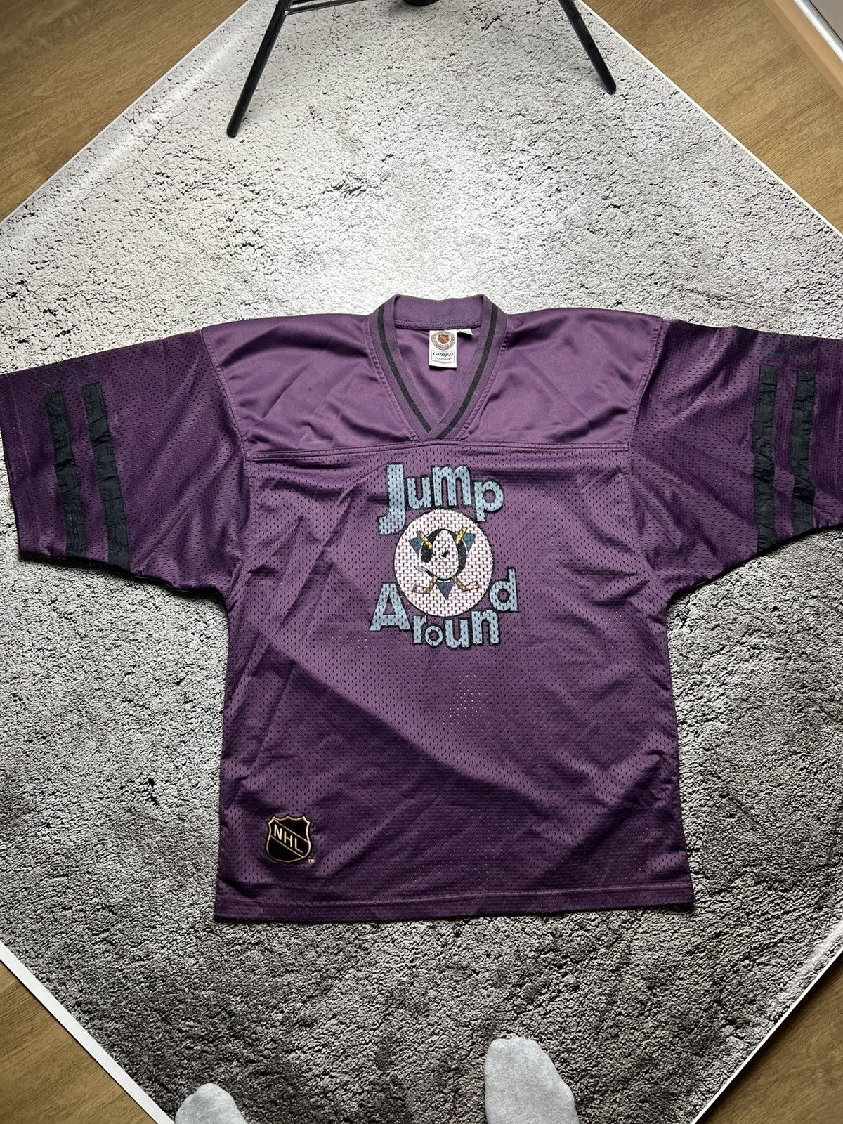 Other VTG 90’s Anaheim mighty ducks NHL jump around jersey campri Size US XL / EU 56 / 4 - 1 Thumbnail