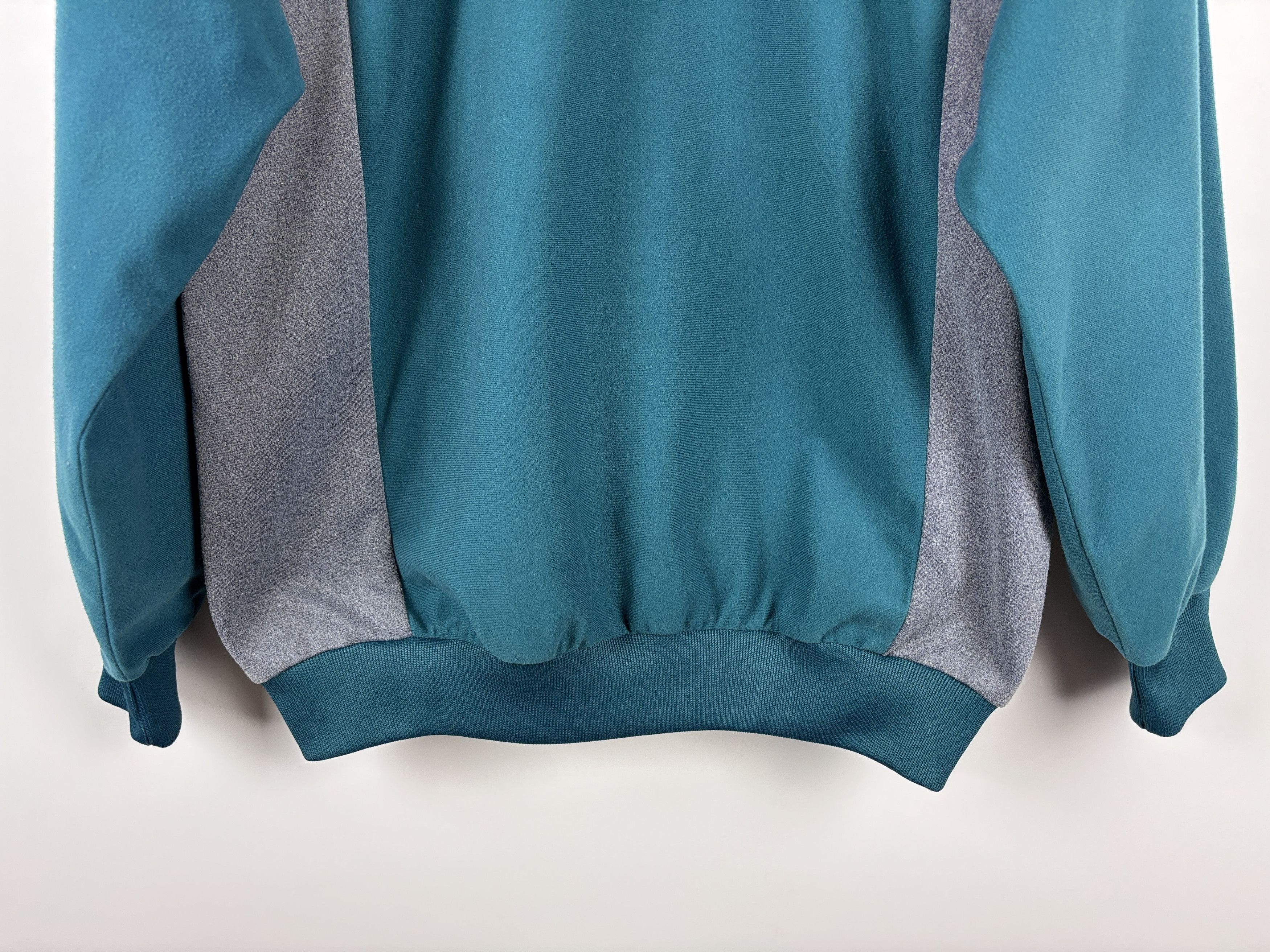 Adidas × Vintage Vintage 90s Adidas Track Zip Jacket Green Gray Mens Size M Size US M / EU 48-50 / 2 - 7 Thumbnail