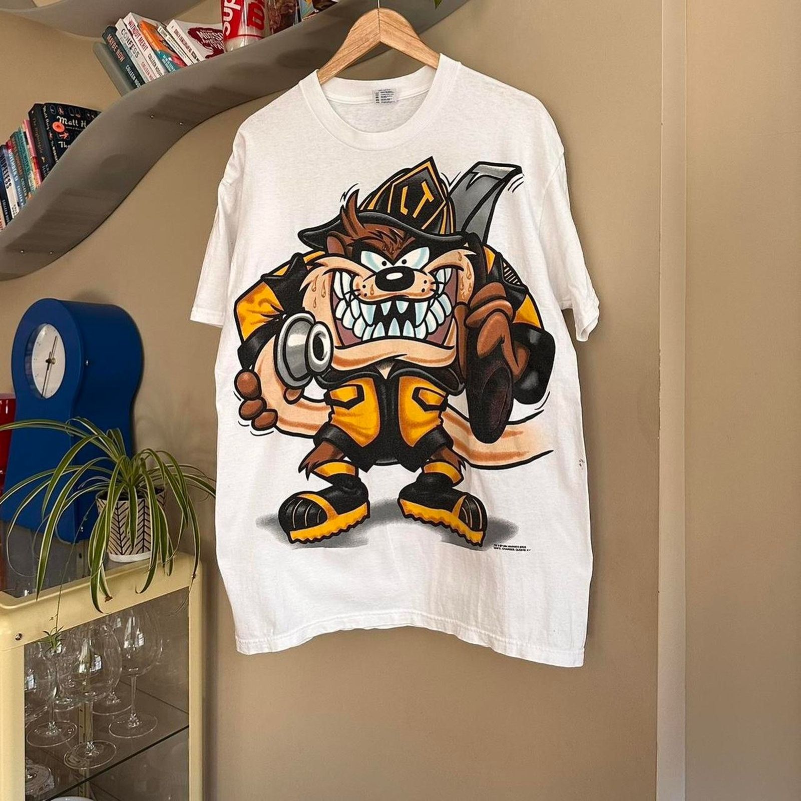Cartoon Network × Vintage Vintage 1994 Taz Looney Tunes Shirt Size US L / EU 52-54 / 3 - 1 Thumbnail