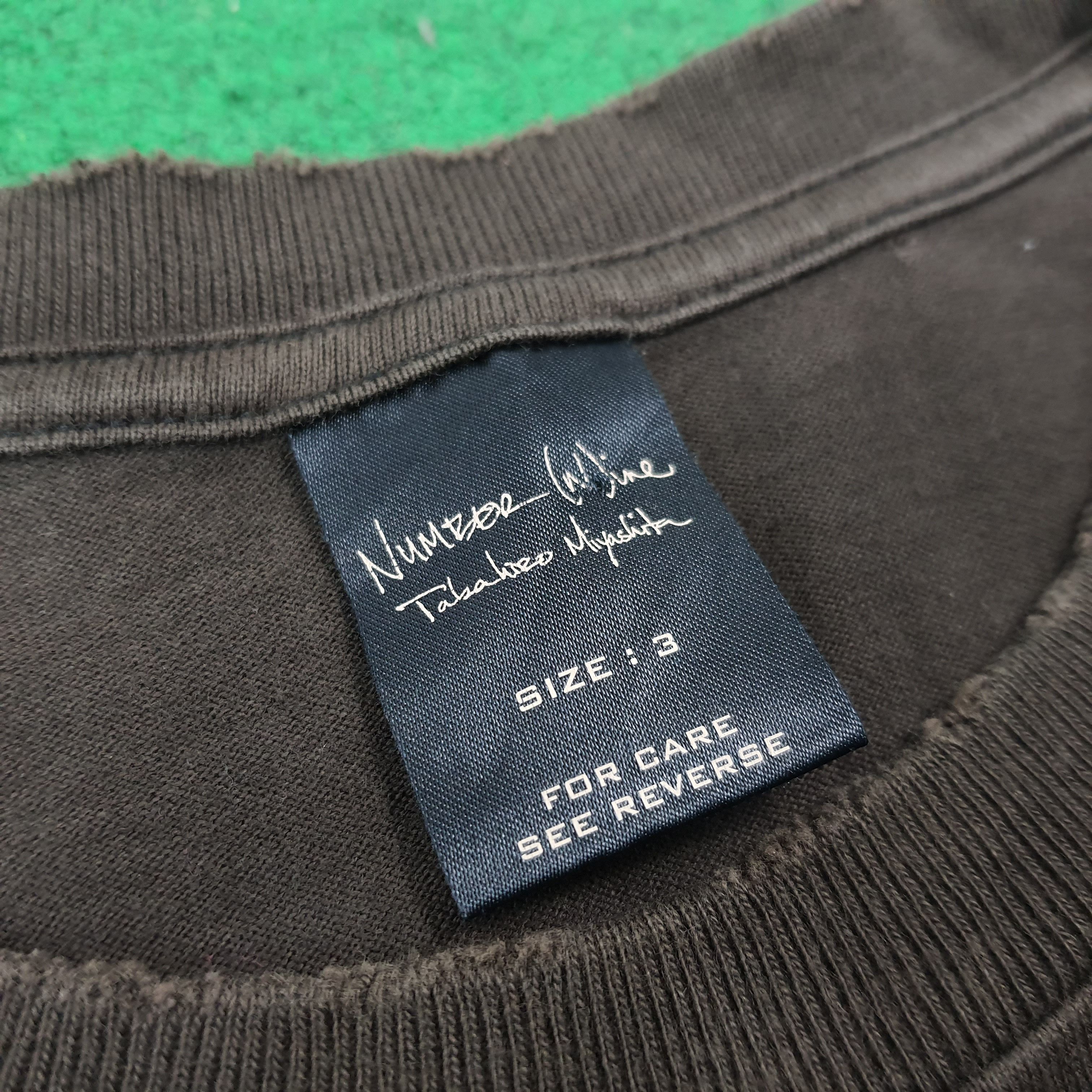 Number (N)ine Vintage Number Nine Takahiro Miyashita Tshirt C276N71 Size US L / EU 52-54 / 3 - 5 Thumbnail