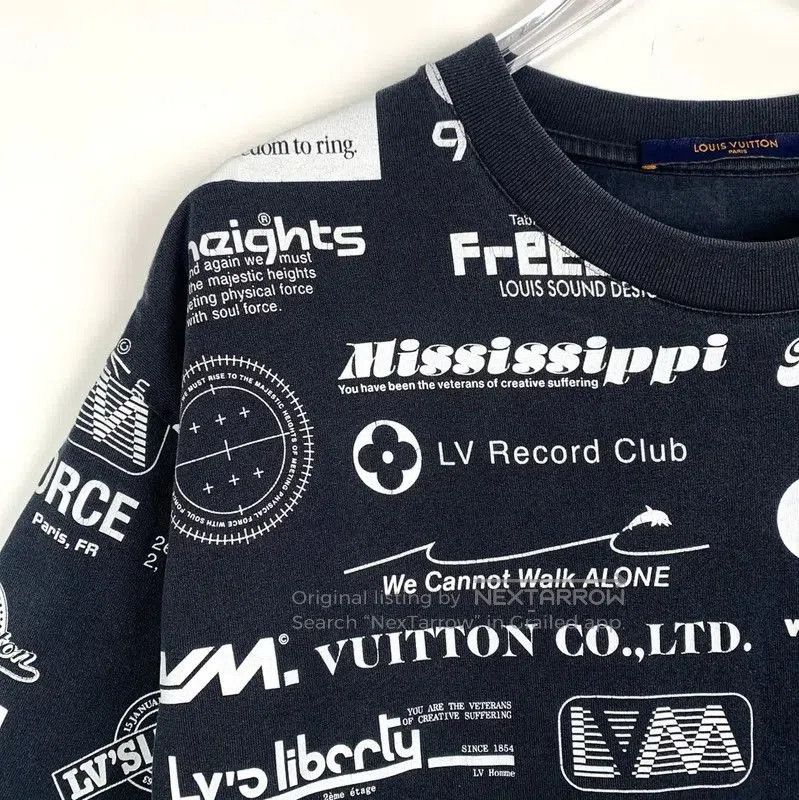 Louis Vuitton Louis Vuitton Black Cotton T-Shirt for Men . Size US M / EU 48-50 / 2 - 3 Thumbnail