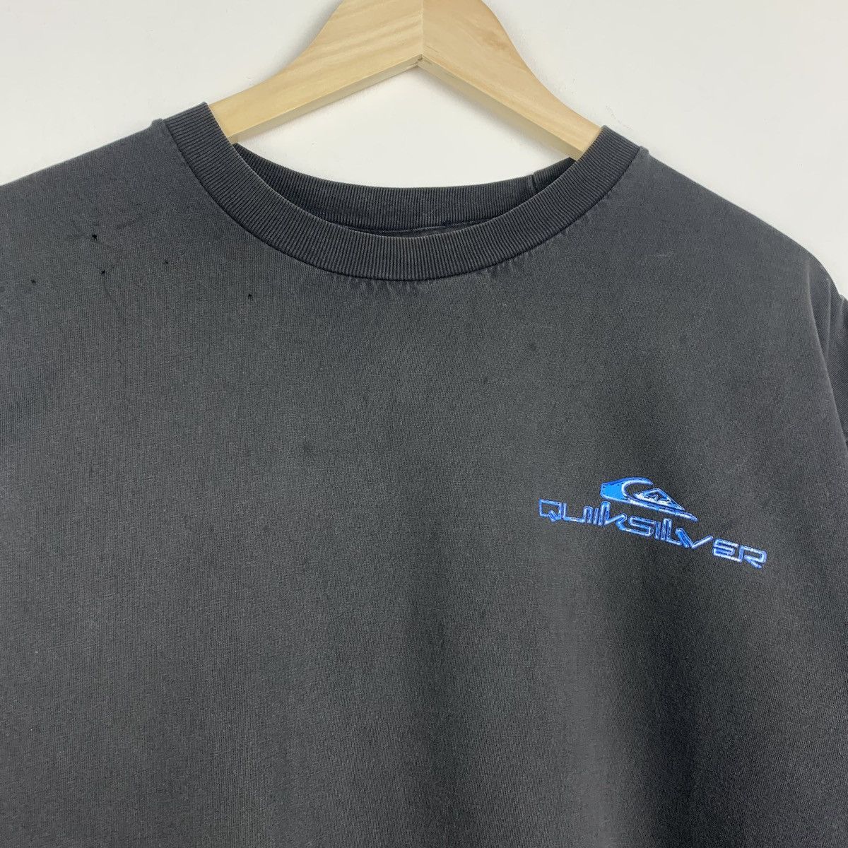 Quiksilver Vintage Quiksilver Faded Distressed T-Shirt Made IN USA XL Size US XL / EU 56 / 4 - 16 Thumbnail
