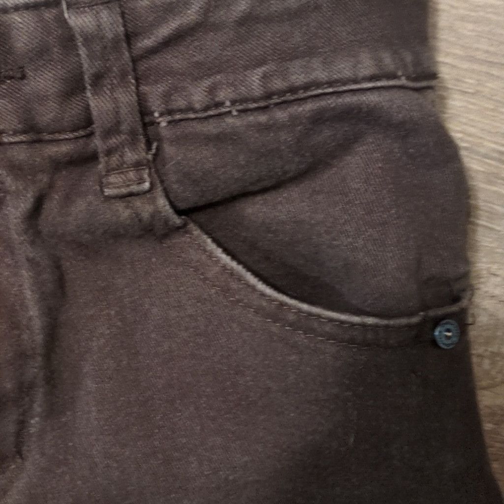 Other Democracy grayish black fringe jeans size 2 Size 26" / US 2 / IT 38 - 5 Thumbnail