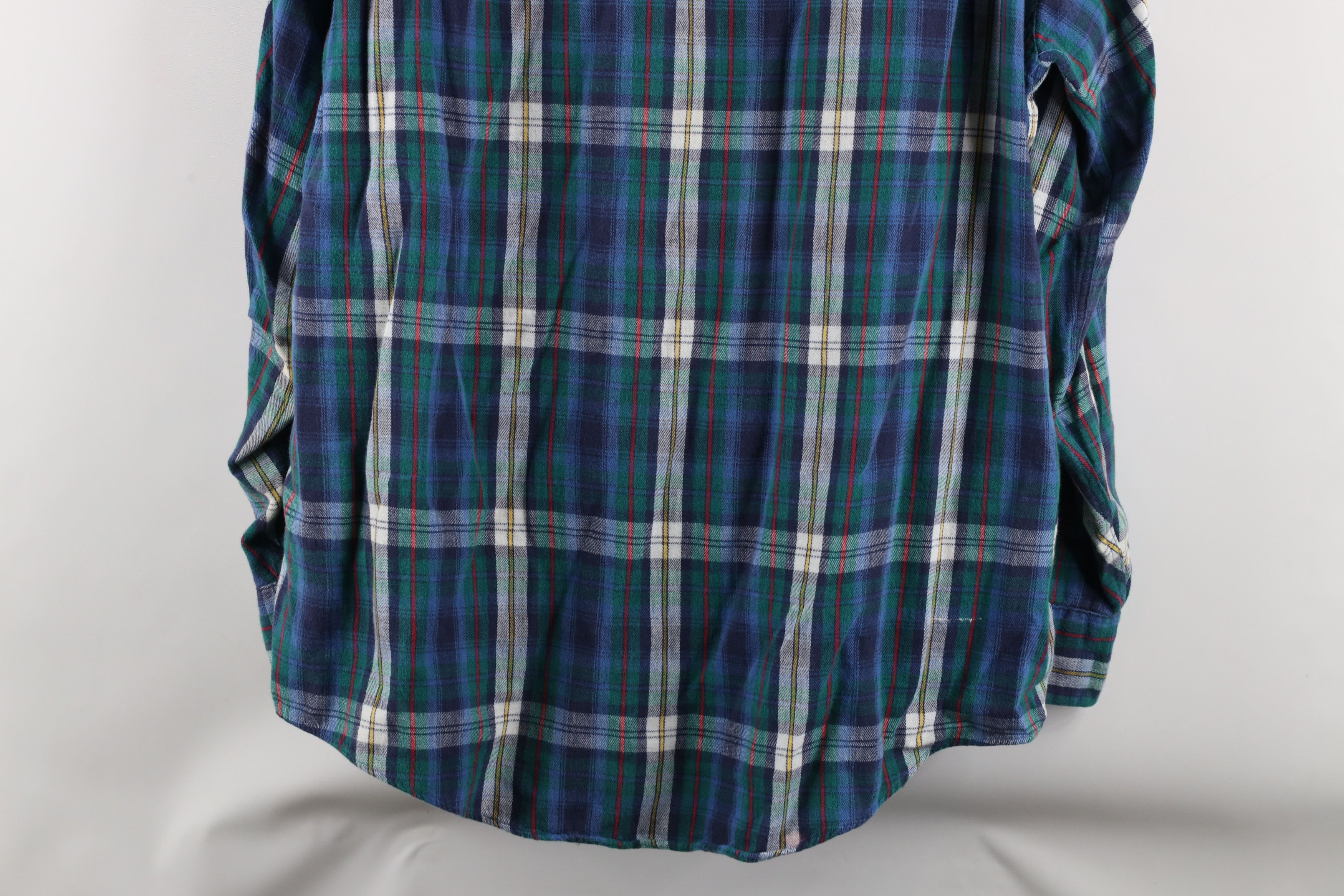 Eddie Bauer × Vintage Vintage 90s Eddie Bauer Flannel Collared Button Shirt USA Size US L / EU 52-54 / 3 - 13 Thumbnail