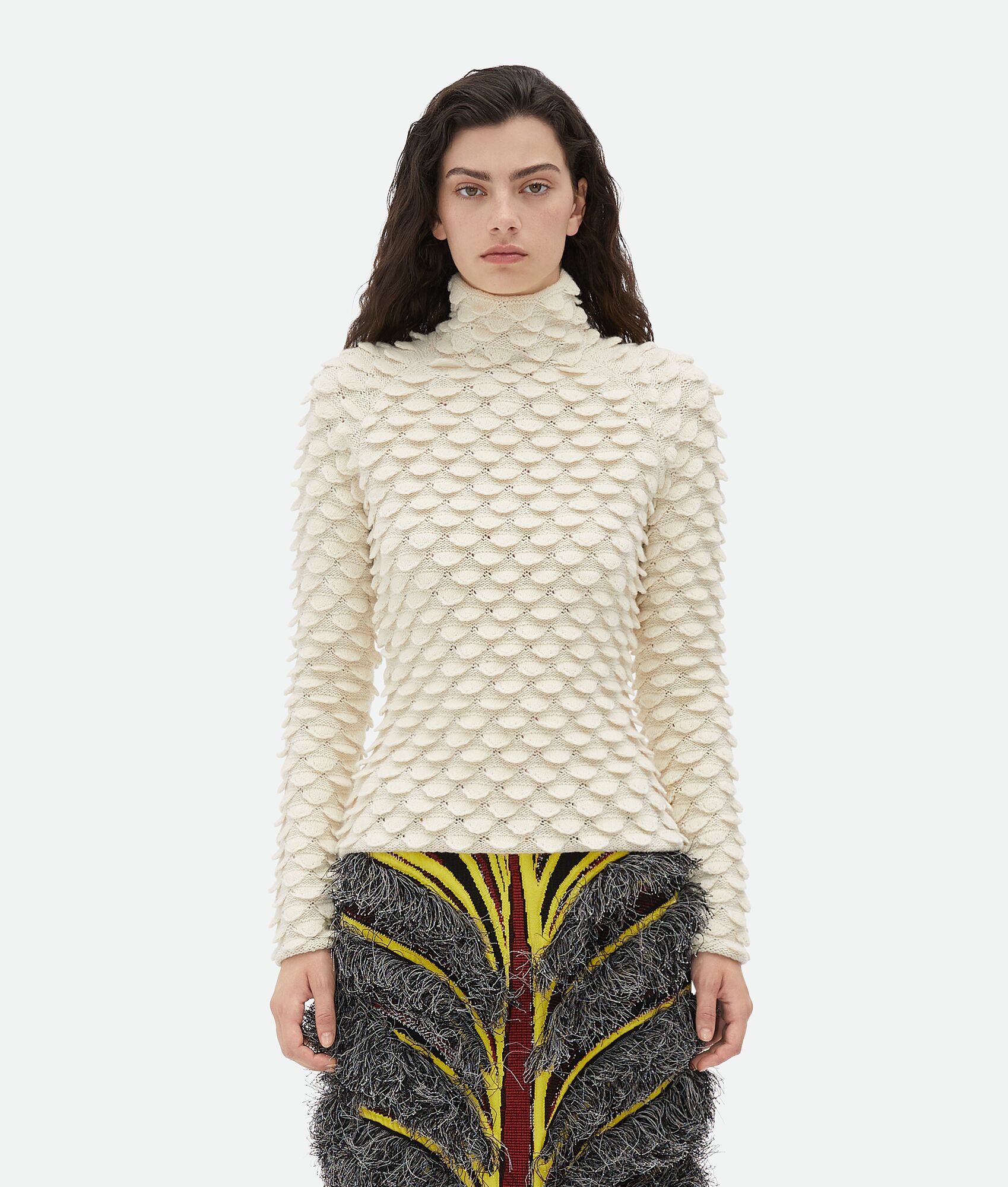 image of Bottega Veneta O1Loc1C0424 707876 Jumper In Beige, Women's (Size XS)