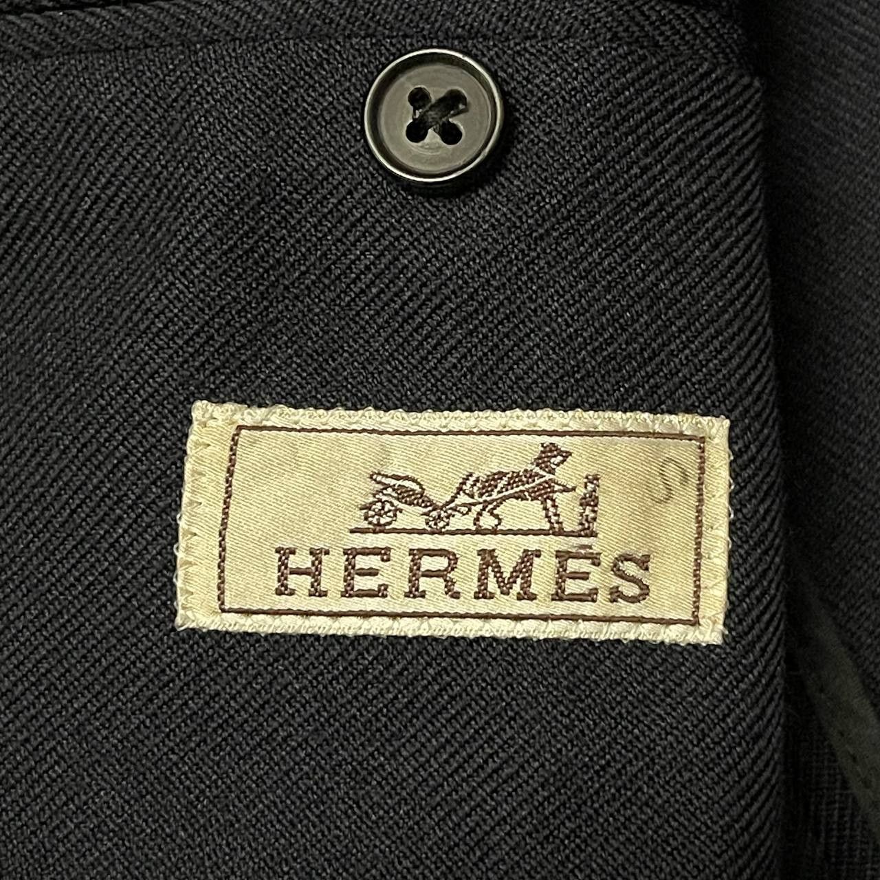 Hermes Hermes Double Breasted Wool Coat Blazer Size US M / EU 48-50 / 2 - 8 Thumbnail