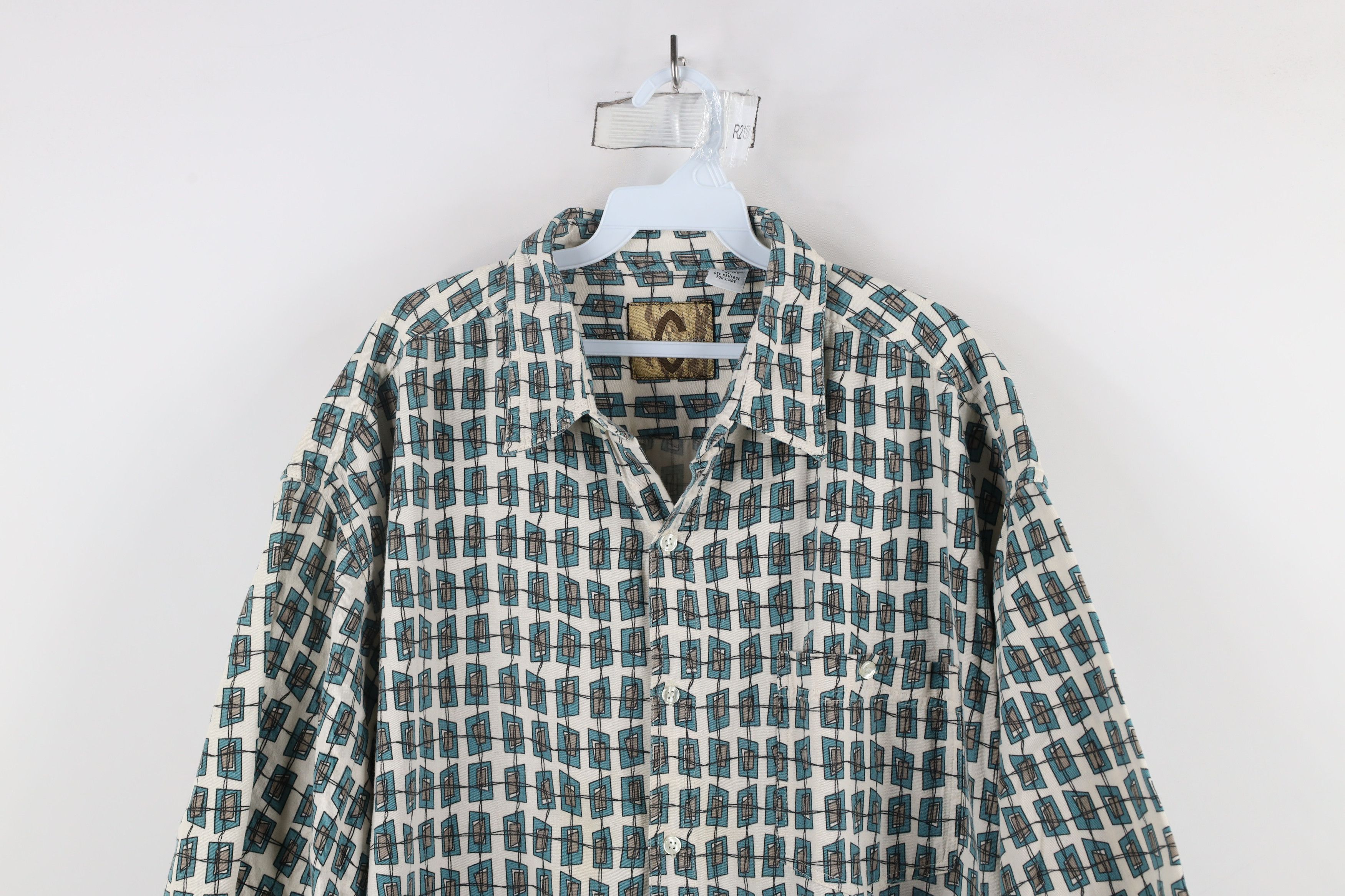 Vintage Vintage 90s Streetwear Fit Short Sleeve Button Shirt Cotton Size US XL / EU 56 / 4 - 2 Thumbnail