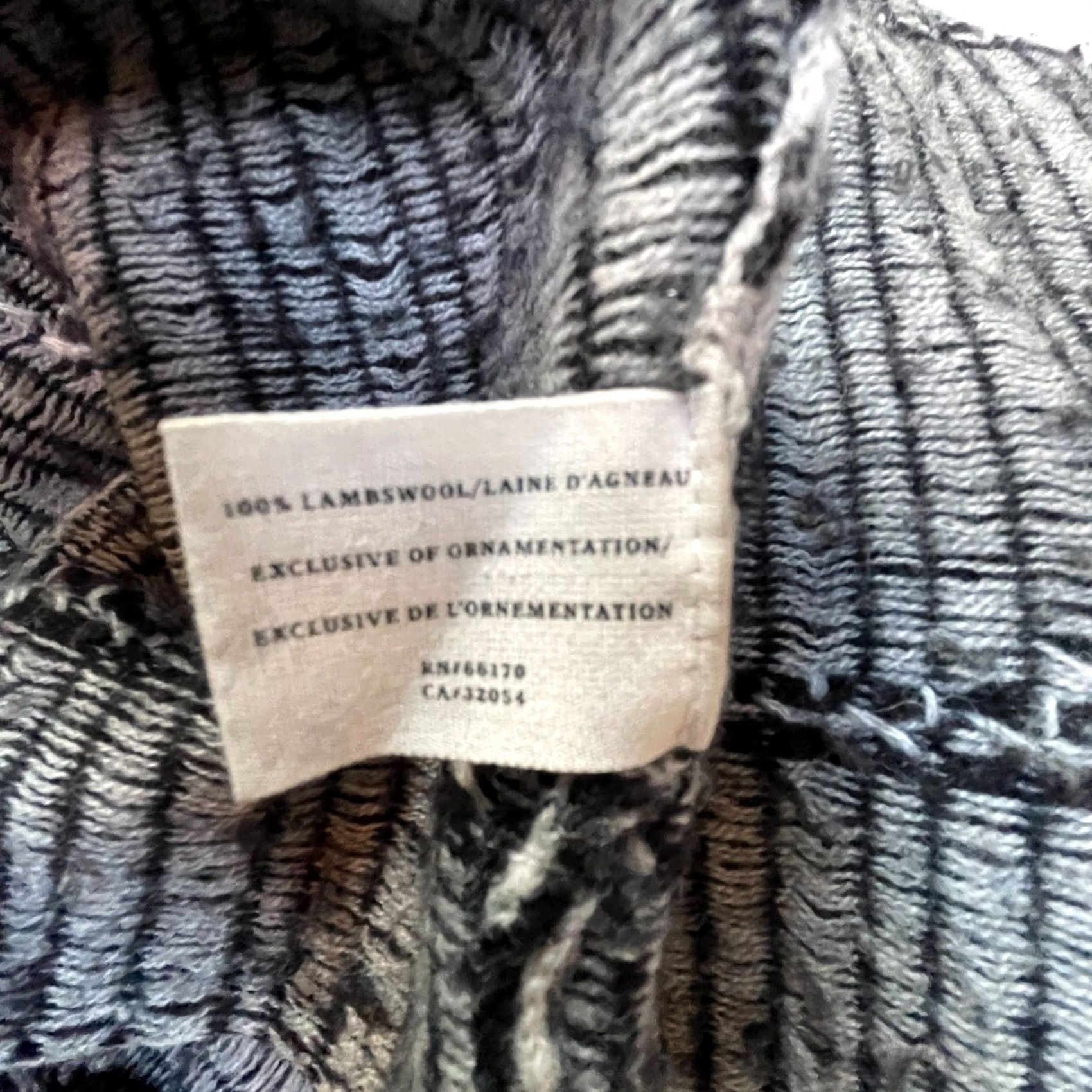 Arrow Sparrow Women Striped Lambswool Draped Open Front Cardigan Large Black Knit Sweater User-friendly Casual Fall Winter Size L / US 10 / IT 46 - 7 Thumbnail