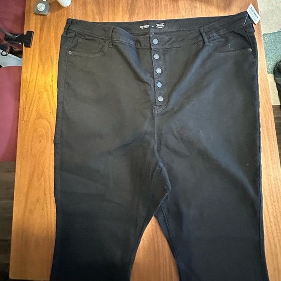 Old Navy Old Navy Women's Black Jeggings Size 42" / US 20 - 1 Thumbnail