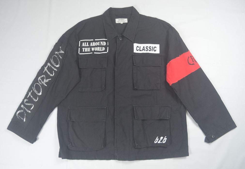 Custom Jacket Baycrest M 65 Field Jacket Black Custom Patch Words