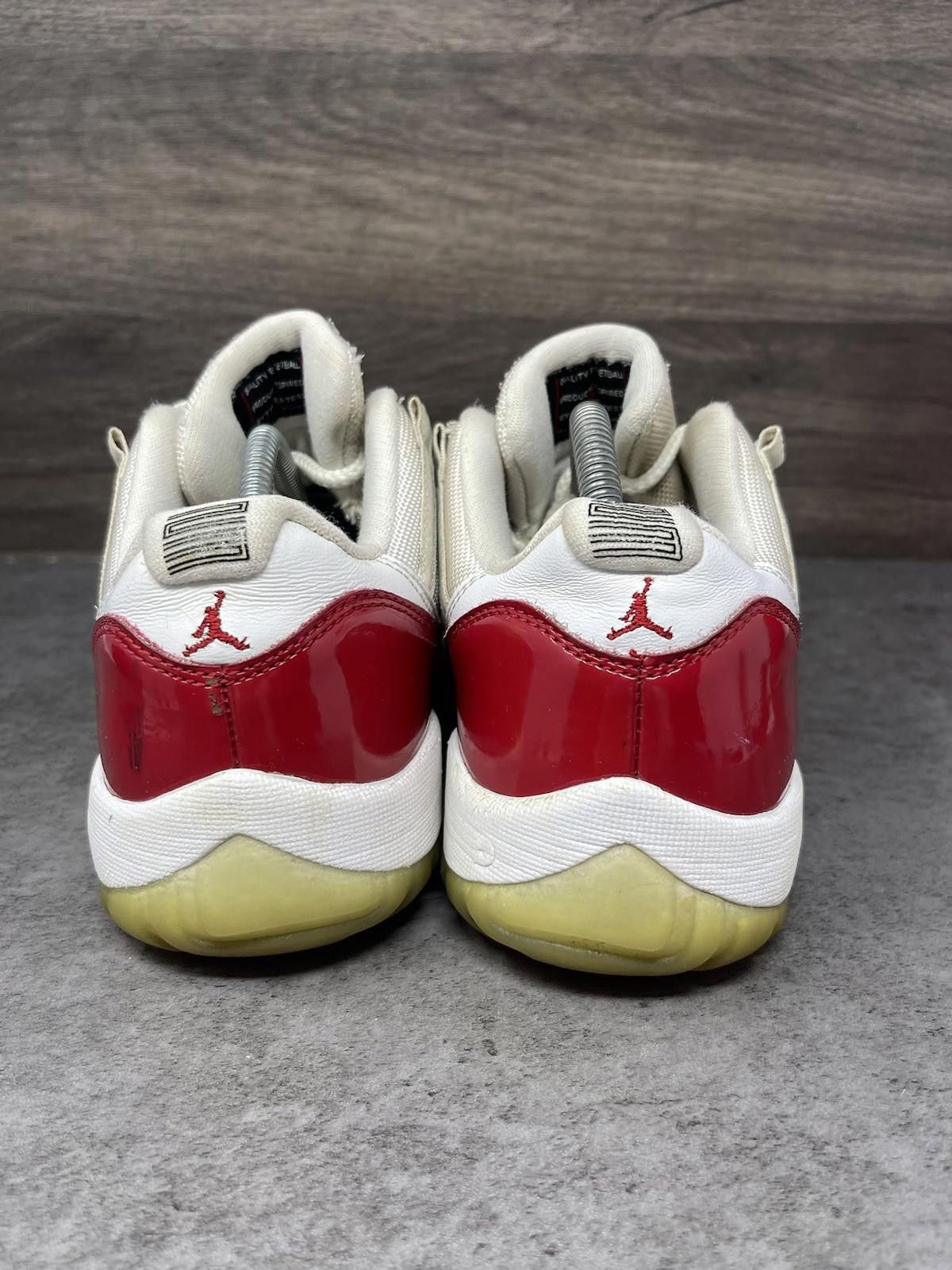 Jordan Brand Air Jordan 11 Low Cherry Sneakers Mens Size 8 White Red Size US 8 / EU 41 - 6 Thumbnail