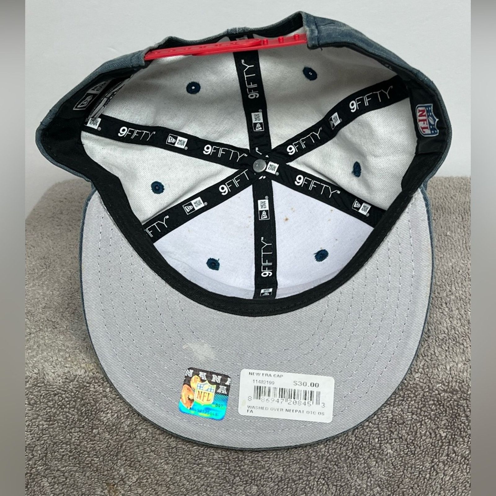 New Era New Era 9fifty New England Patriots SnapBack Hat Denim LOT Size ONE SIZE - 8 Thumbnail