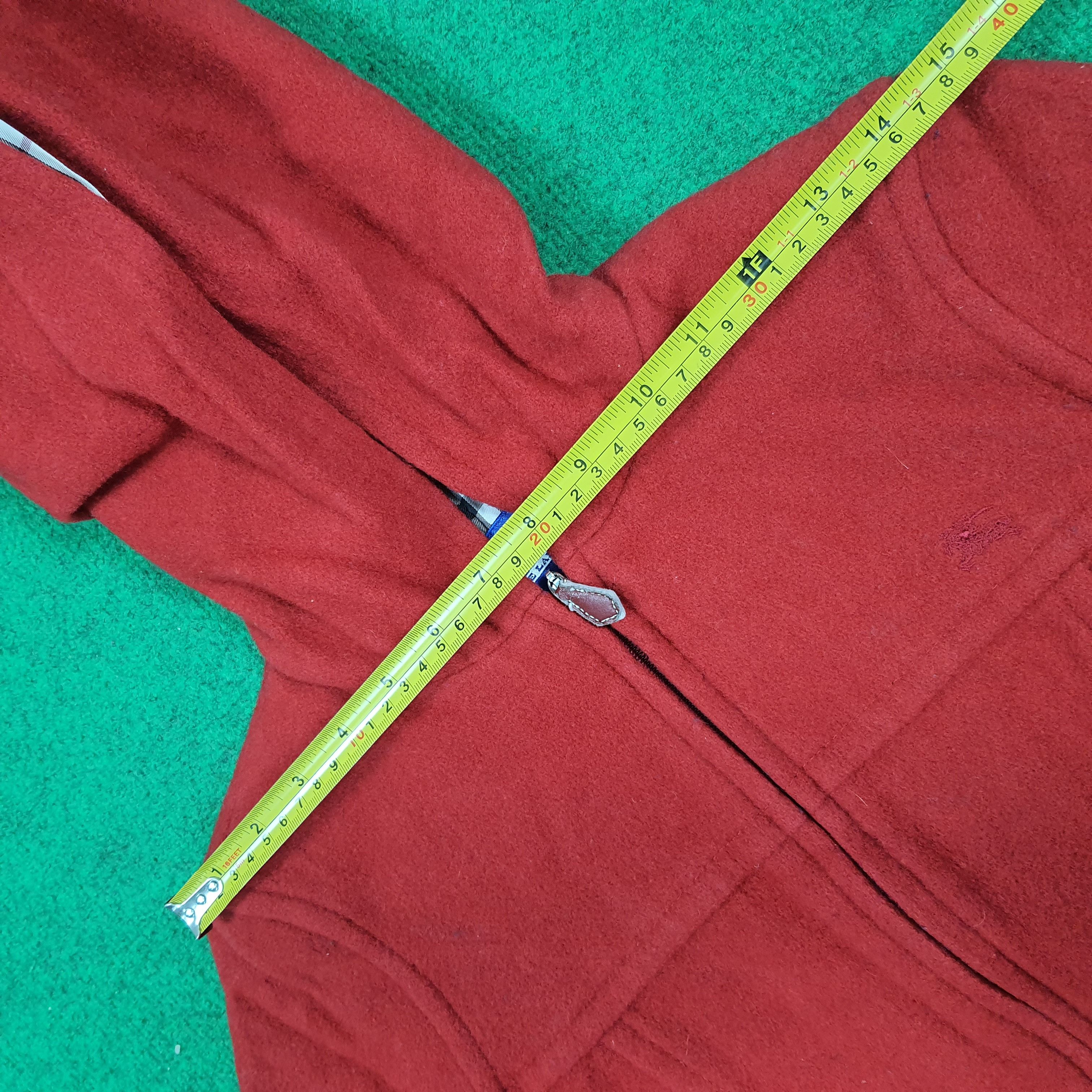 Burberry Burberry London Blue Label Red Wool Hoodie Jacket C298N12 Size XS / US 0-2 / IT 36-38 - 12 Thumbnail