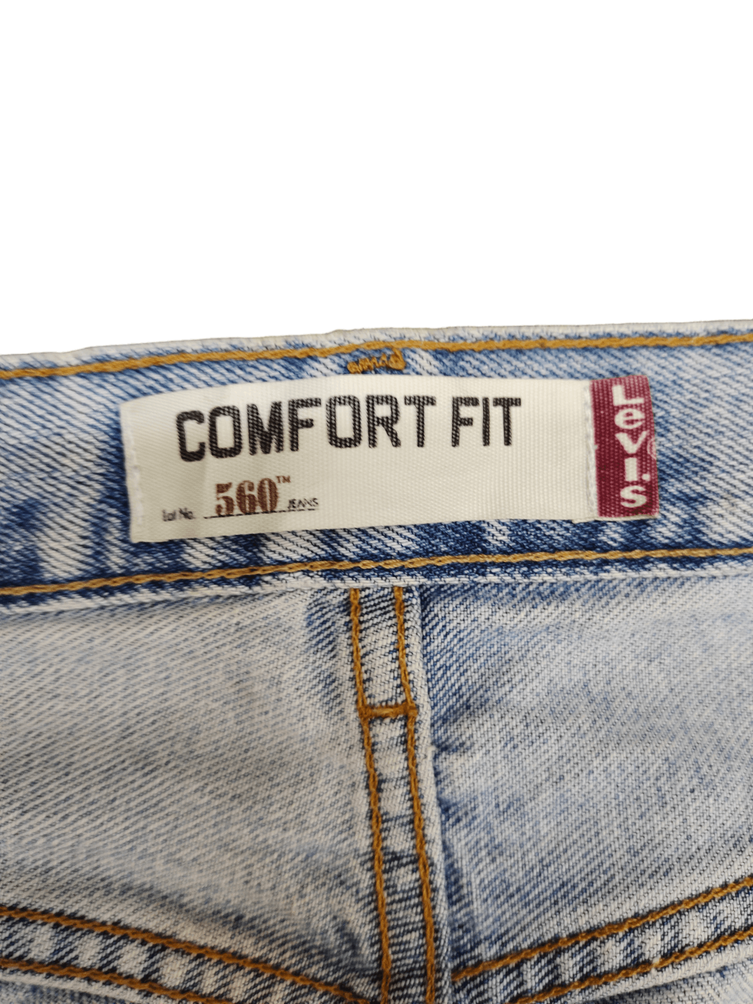 Levi's Vintage Clothing Size 36x30.5 Vintage Levis 560 Light Wash Jeans Distressed Size US 36 / EU 52 - 19 Thumbnail