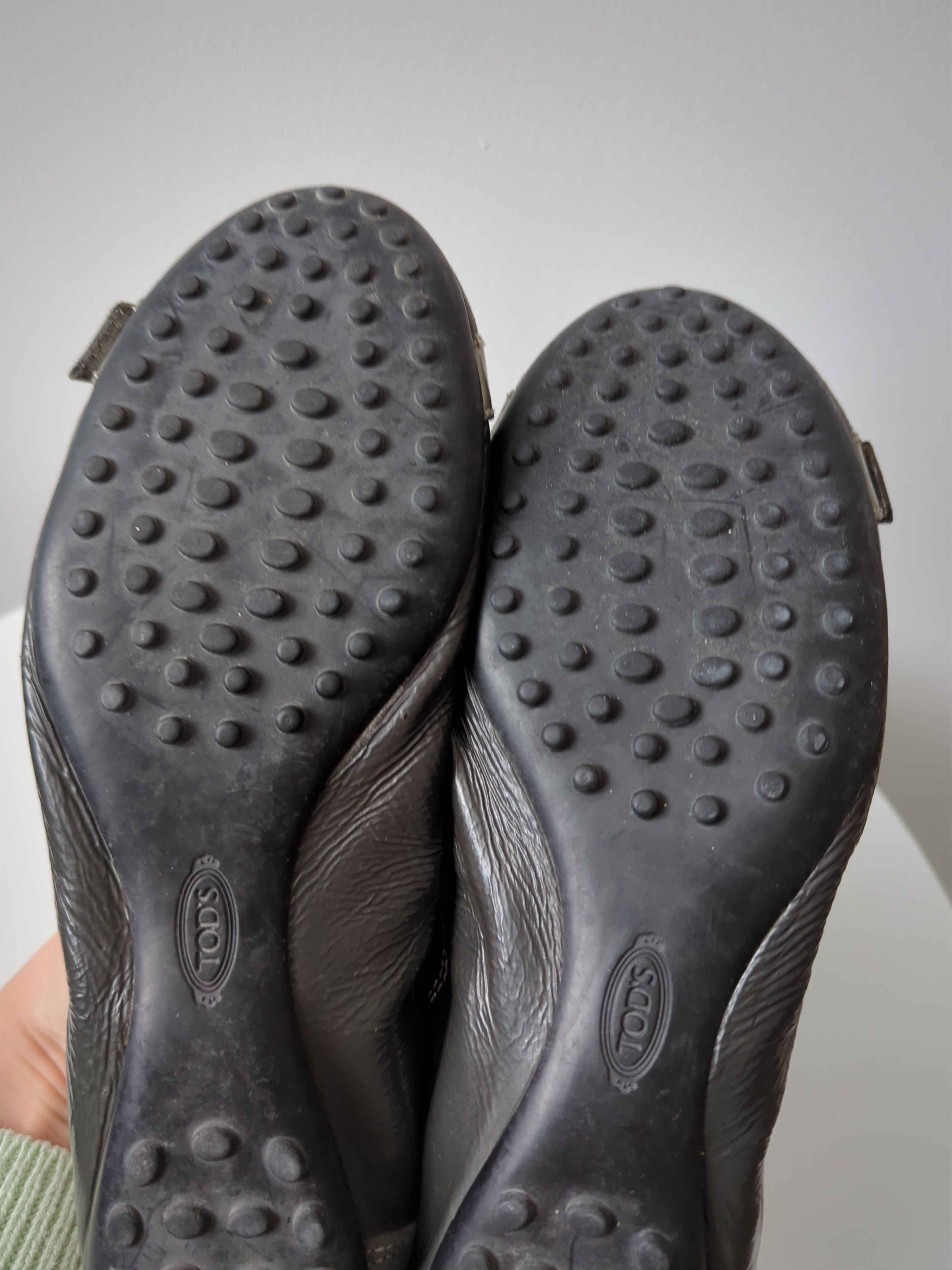 Tod's Tod’s Leather Suede Ballet Flats Grey EU 36.5 US 5.5 Size US 5.5 / IT 35.5 - 12 Thumbnail