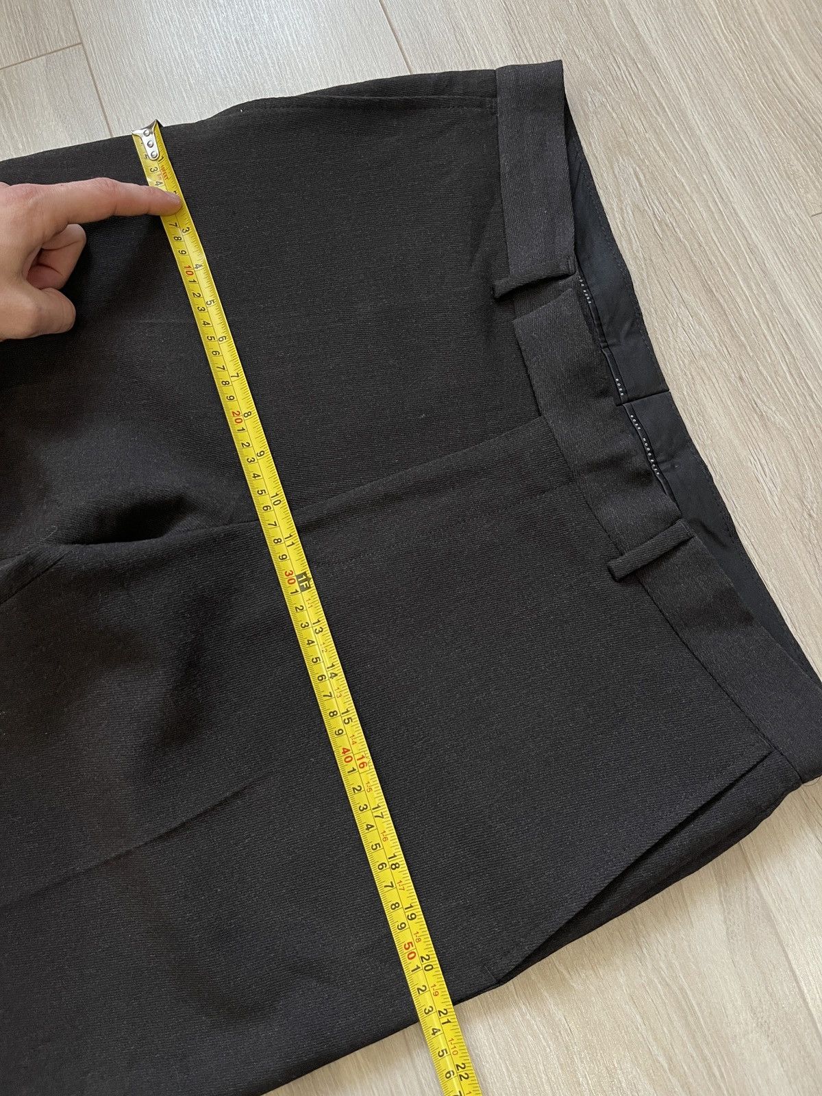 Hugo Boss Vintage Hugo boss trousers classic pants black wool 50 Size 40R - 7 Thumbnail