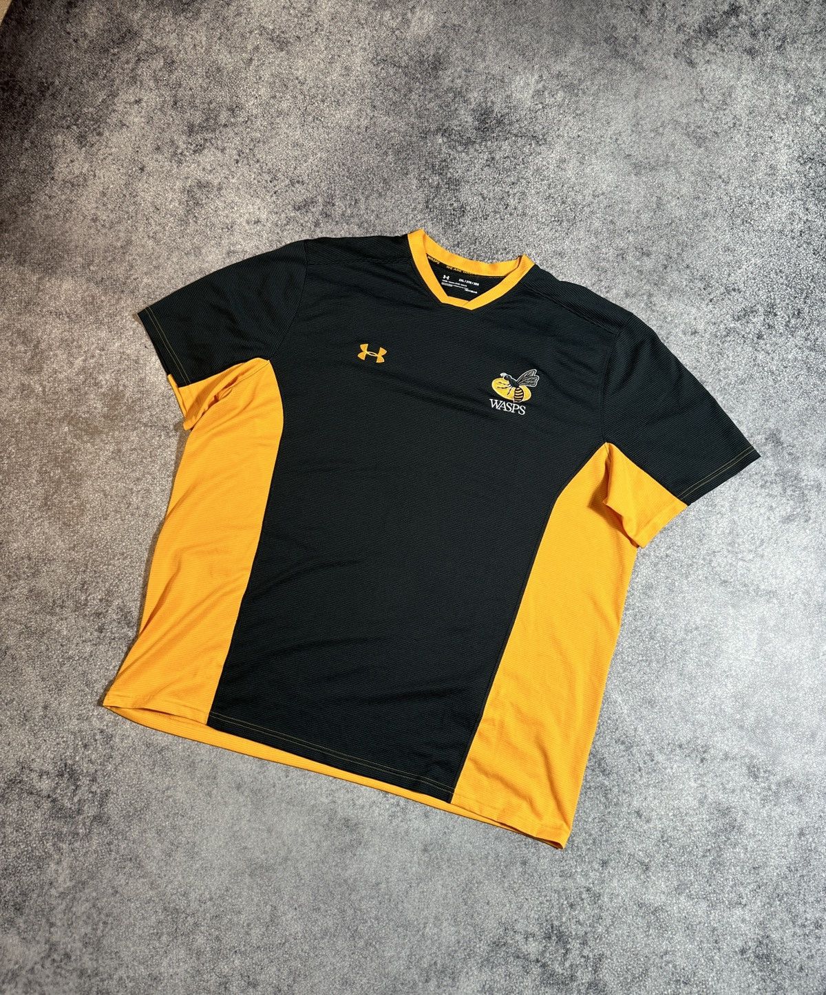 Under Armour × Vintage Vintage Under Armour Wasps Rugby Jersey Streetwear Rare XXL Size US XXL / EU 58 / 5 - 1 Thumbnail