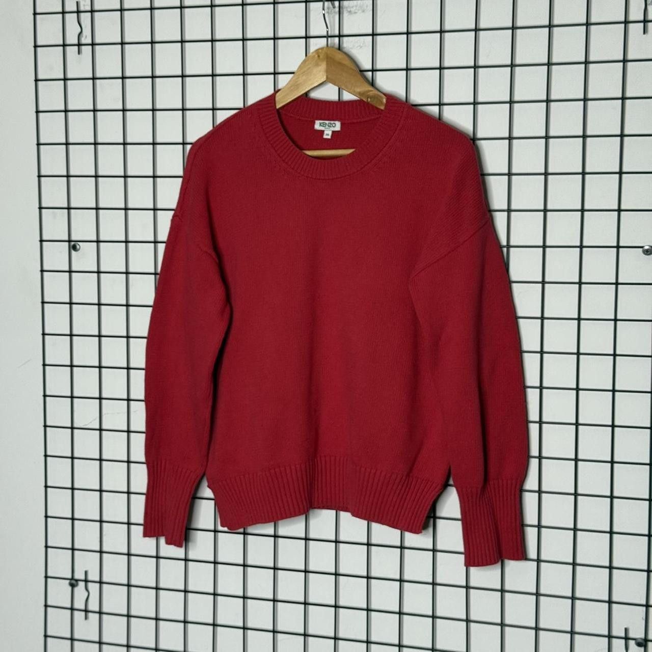 Kenzo Kenzo Sweater Jumper Red Printed Back Size US M / EU 48-50 / 2 - 2 Thumbnail