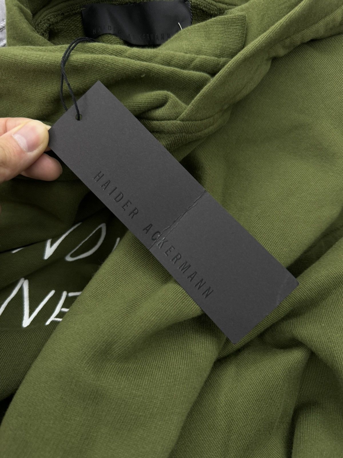Haider Ackermann Haider Ackermann Green Perth Now or Never Hoodie Size US XS / EU 42 / 0 - 8 Thumbnail