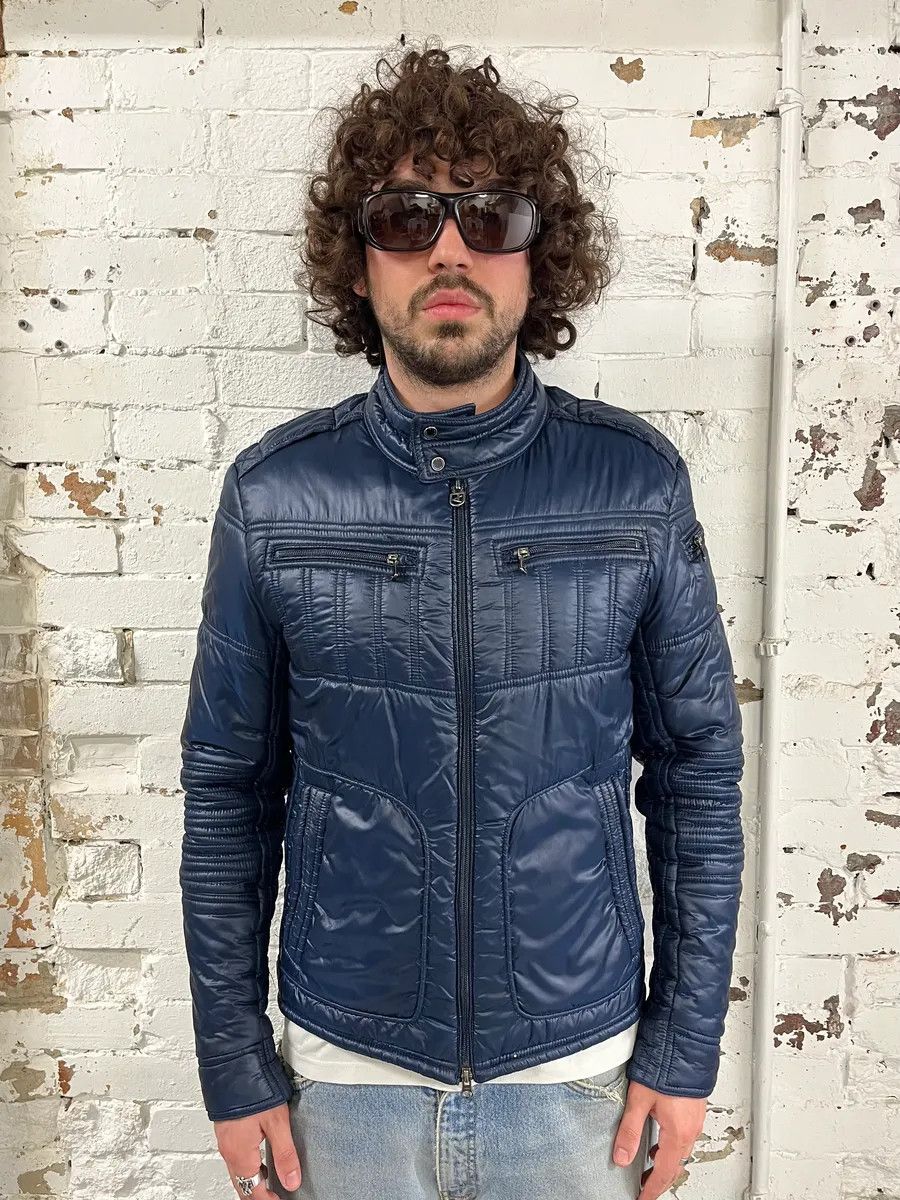 Daniele Alessandrini 2000s Daniele Alessandrini Navy Puffer Jacket Size US M / EU 48-50 / 2 - 2 Thumbnail