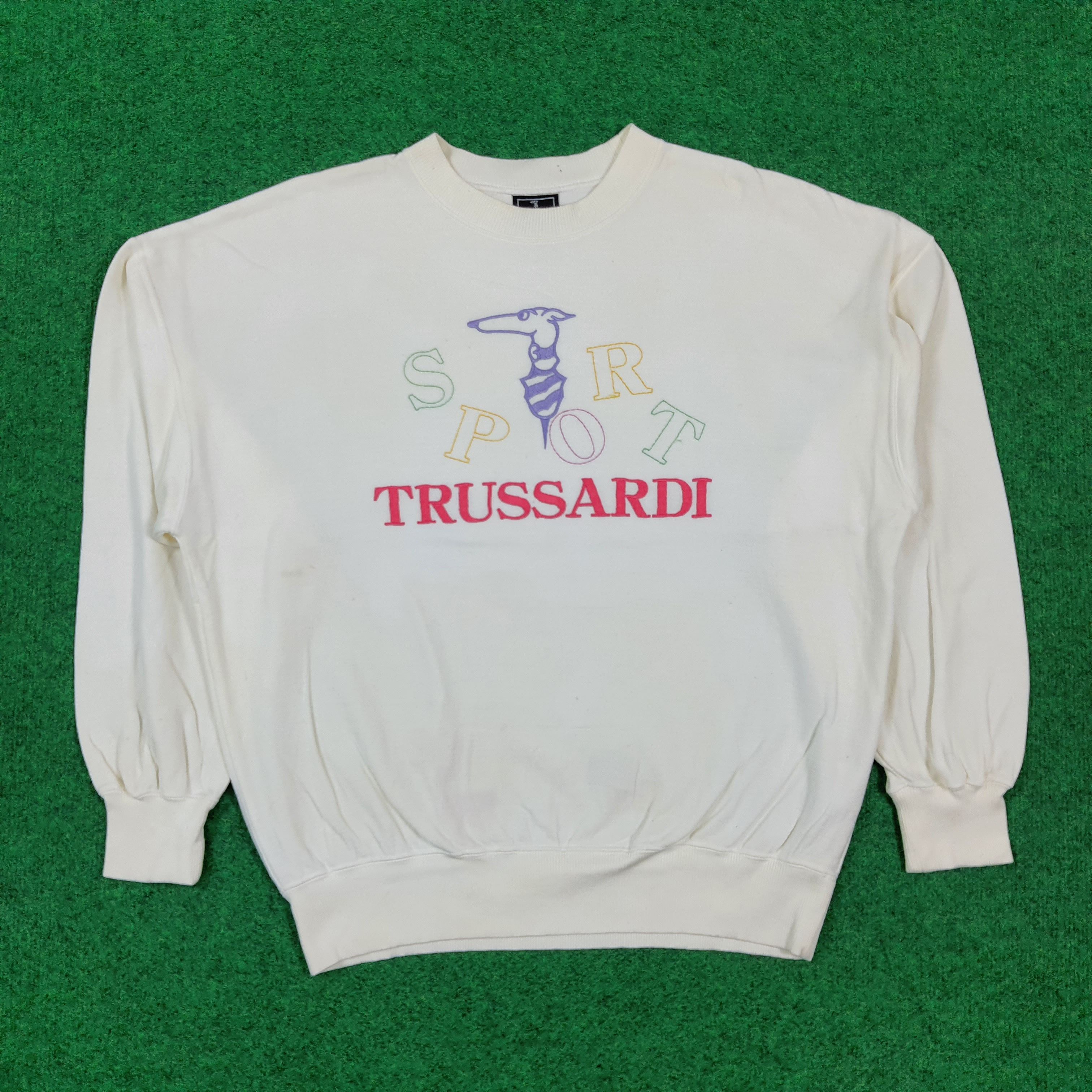 Trussardi Vintage Trussardi Sport Designer Pullover C308N20 Size US M / EU 48-50 / 2 - 1 Thumbnail