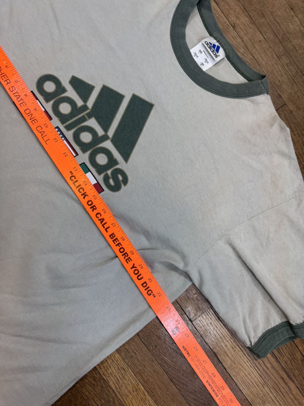 Adidas Vintage Adidas Ringer Shirt Size US L / EU 52-54 / 3 - 6 Thumbnail