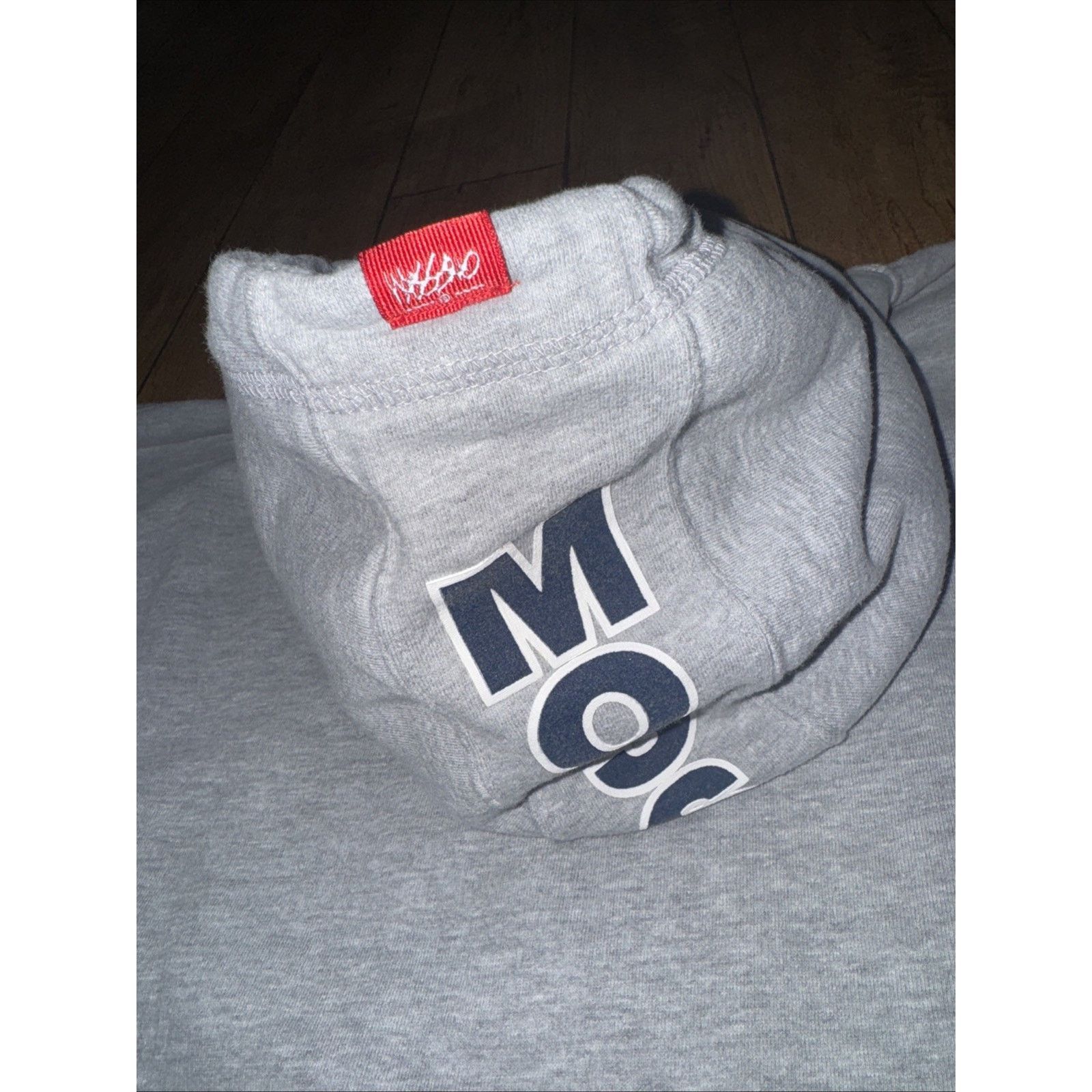 Mossimo × Vintage Mossimo Pullover Hoodie Gray Large 90s Y2K Streetwear 24x28 Size US L / EU 52-54 / 3 - 6 Thumbnail